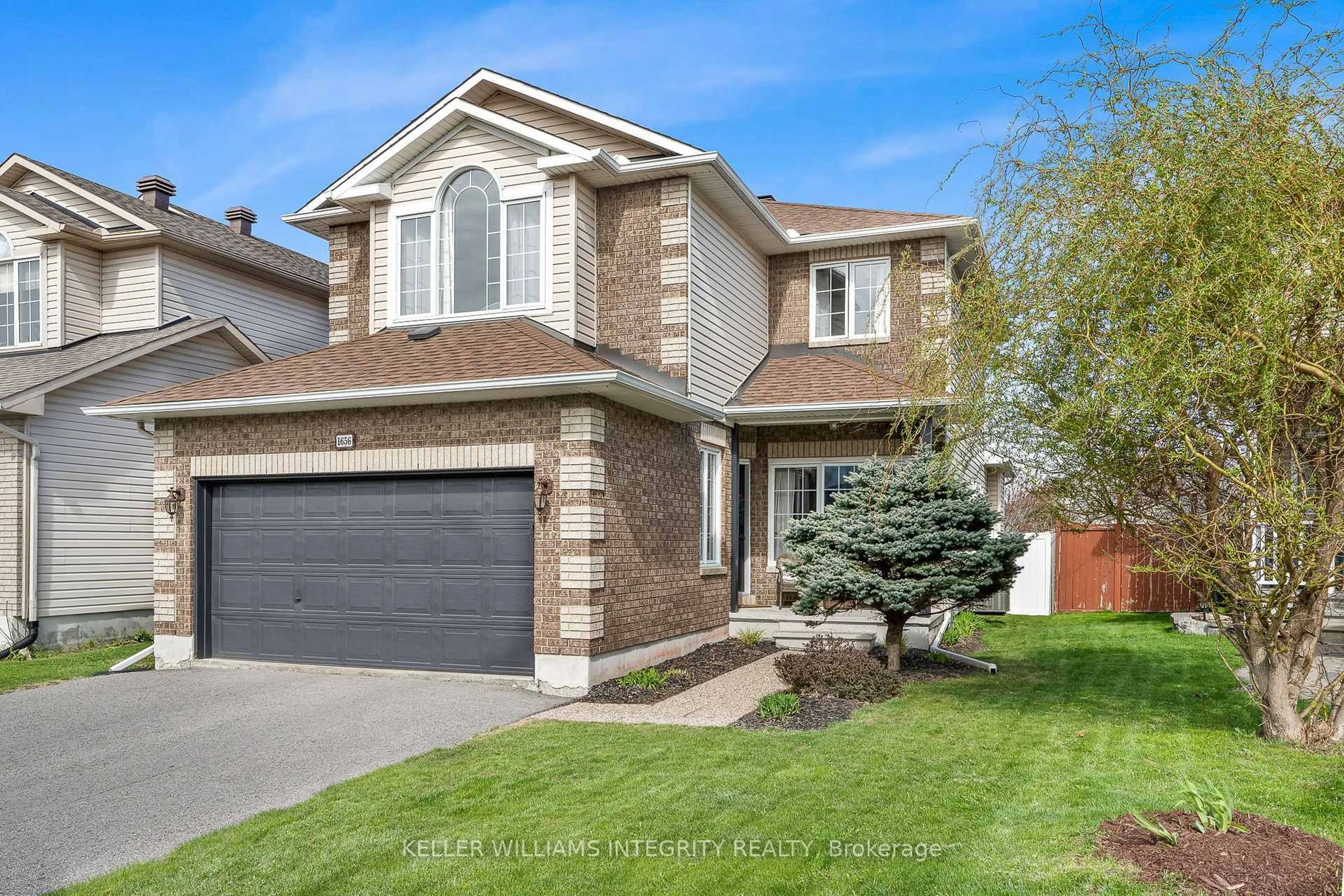 Home with brick exterior material, street for 1656 Neptune Way, Ottawa Ontario K4A 4L4