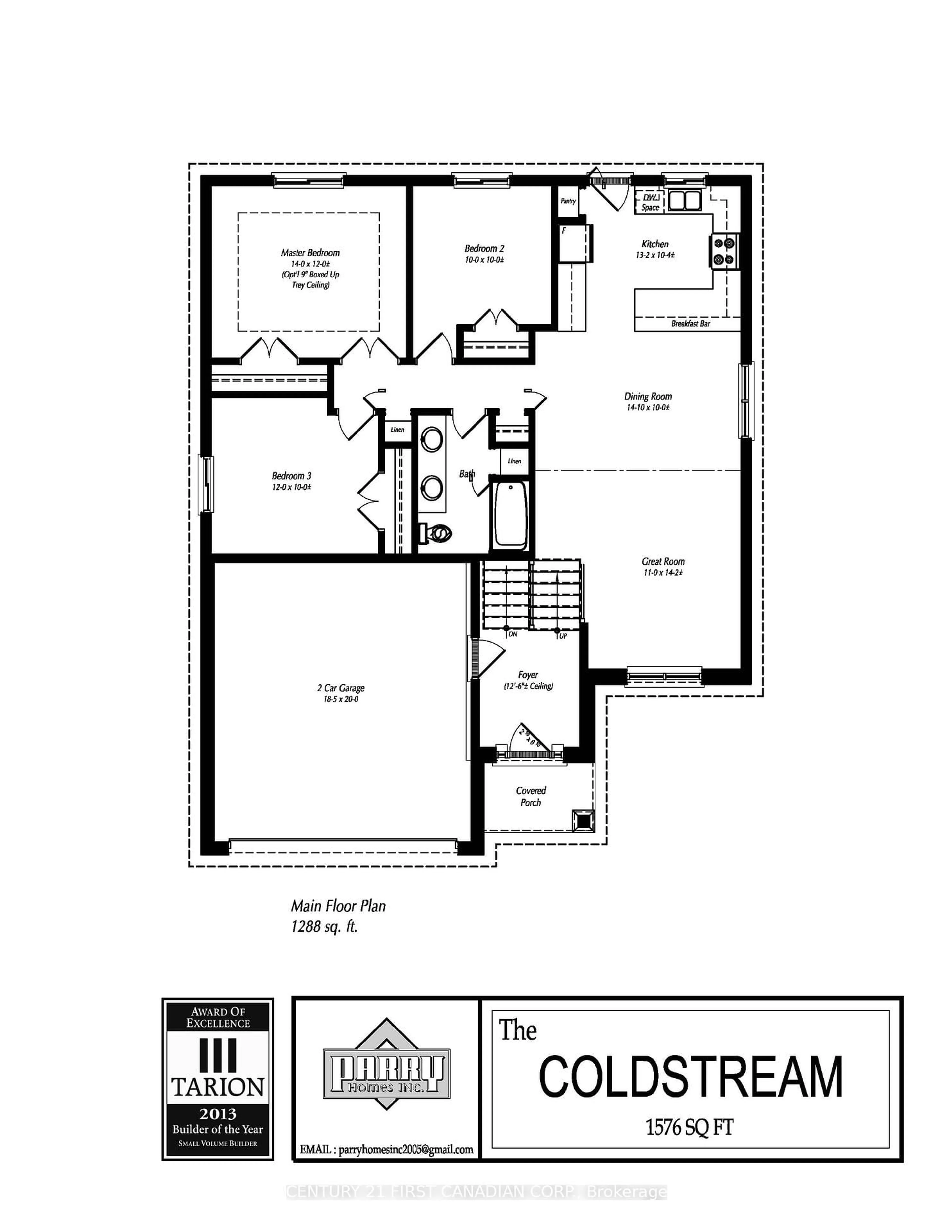 Floor plan for 481 Huron St, Plympton-Wyoming Ontario N0N 1T0