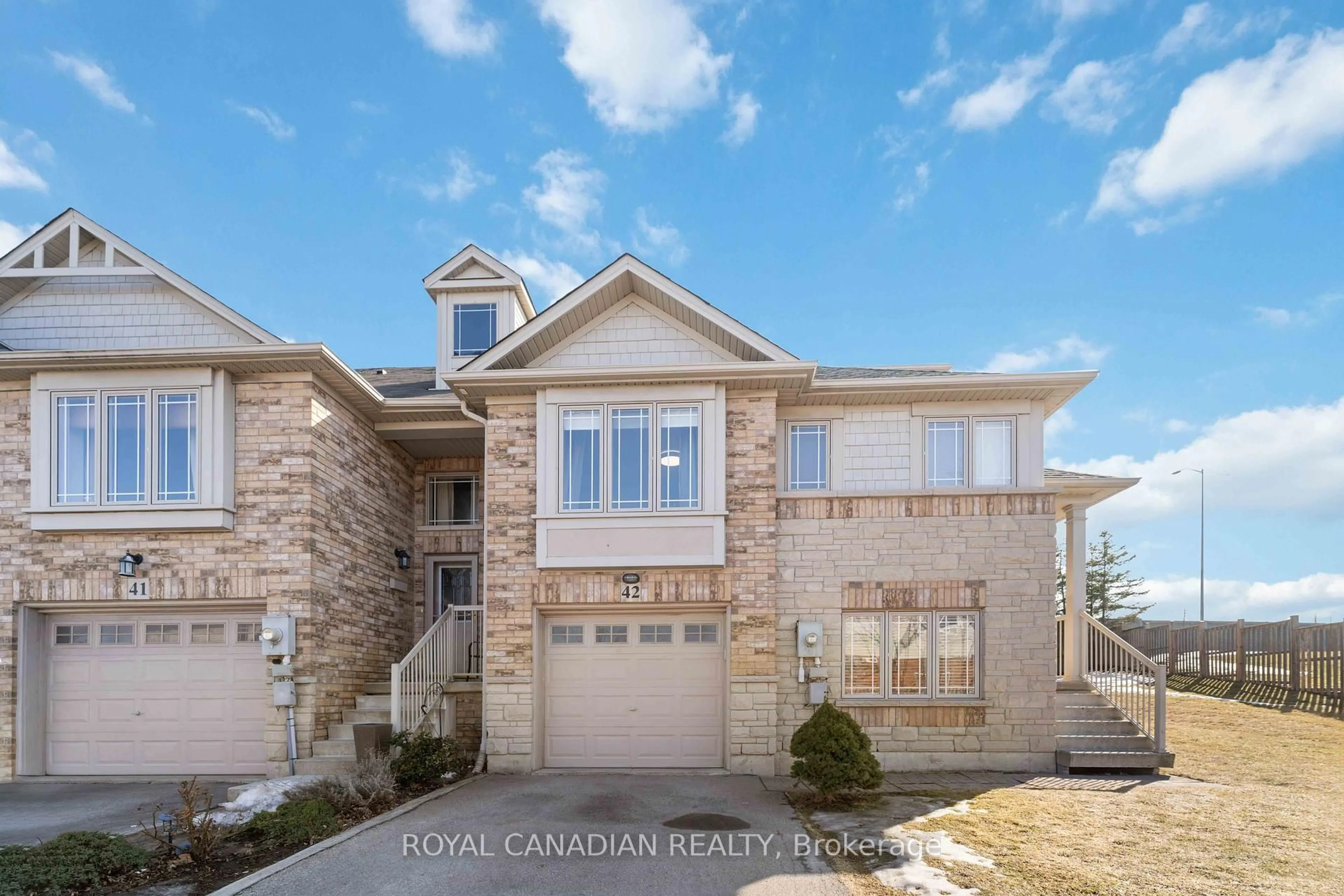 Home with brick exterior material, street for 242 Upper Mount Albion Rd #42, Hamilton Ontario L8J 0B1
