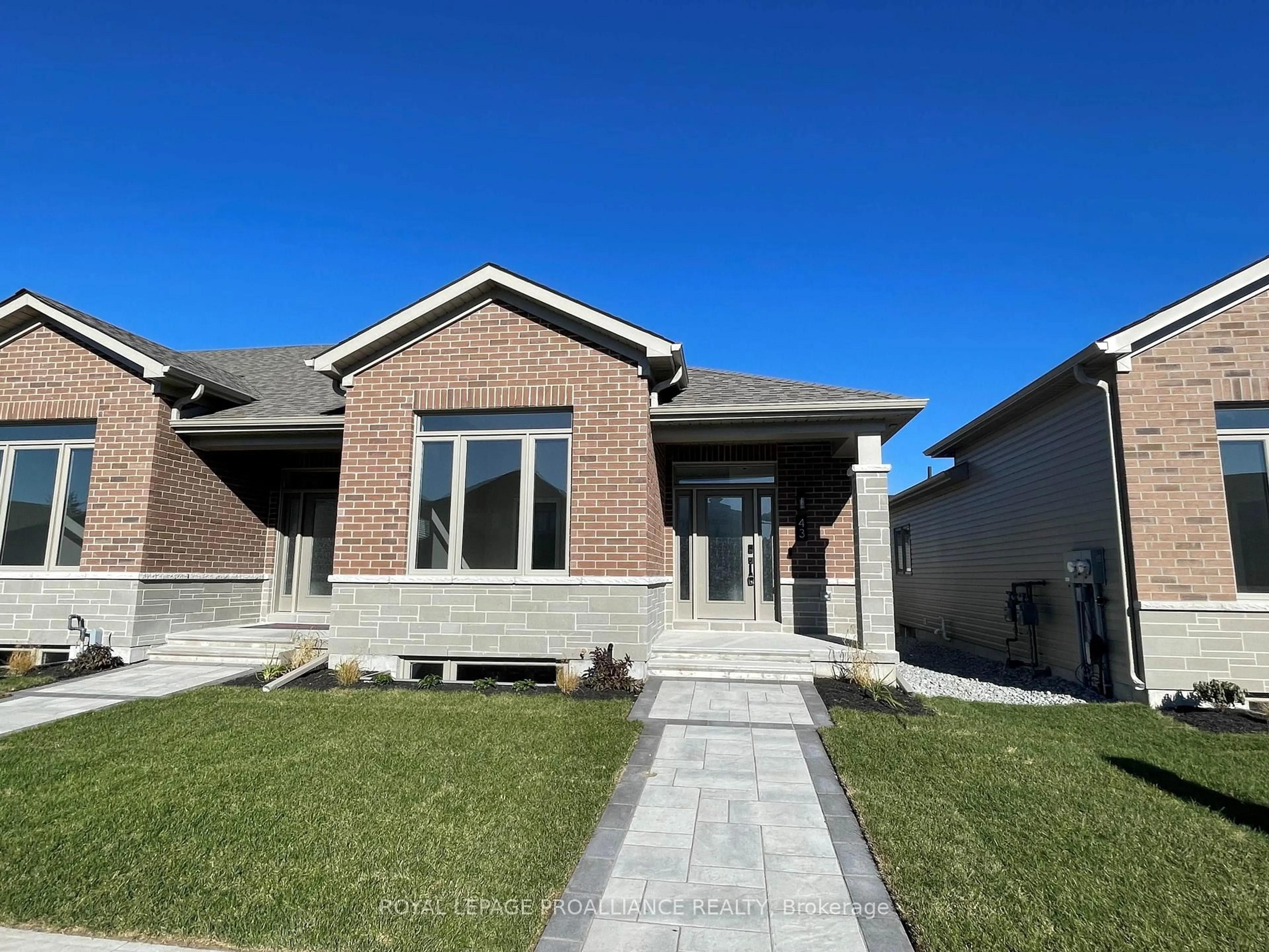 Home with brick exterior material, street for 43 Athabaska Dr, Belleville Ontario K8N 0T1