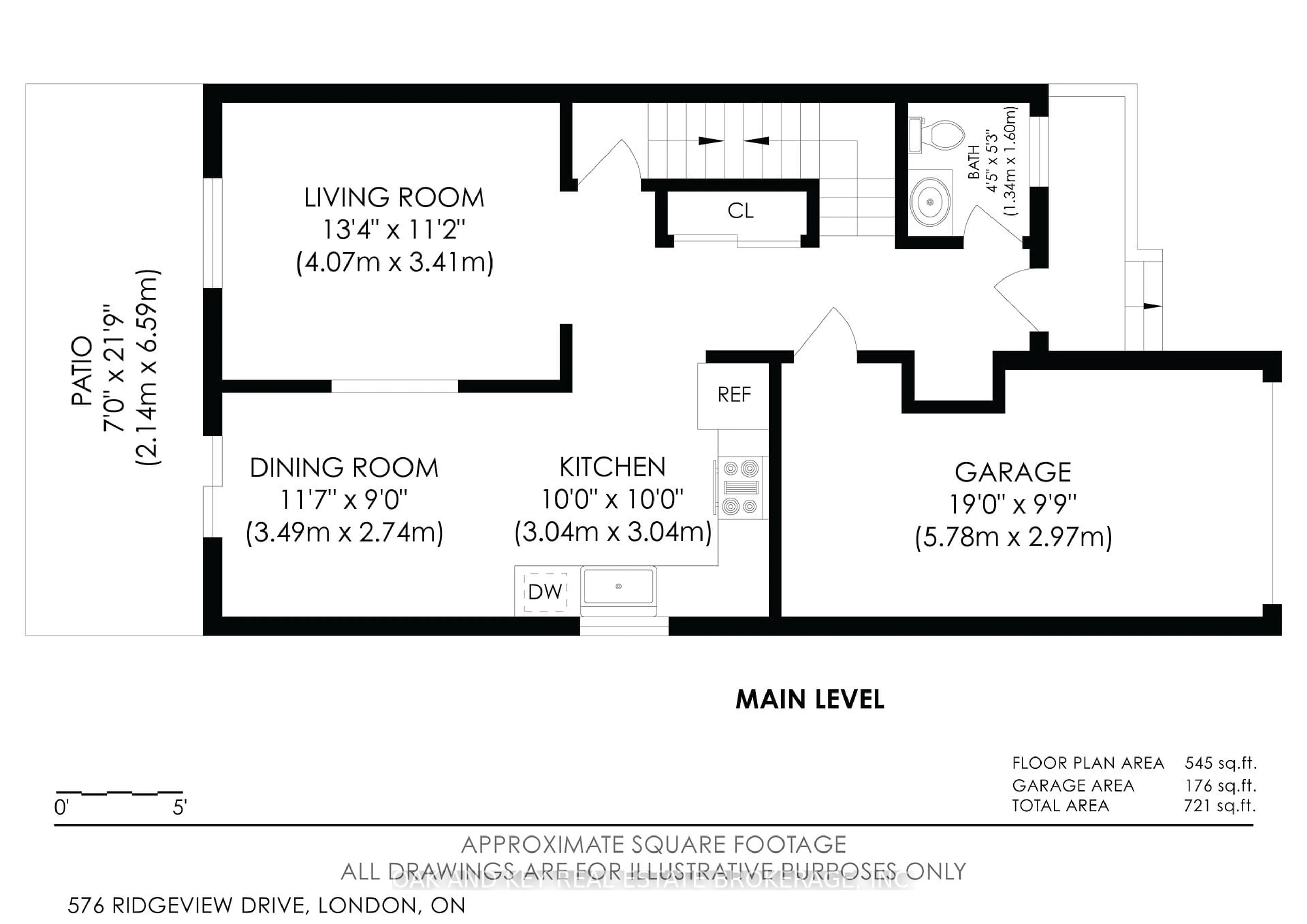 Floor plan for 576 Ridgeview Dr, London East Ontario N5Y 6H8
