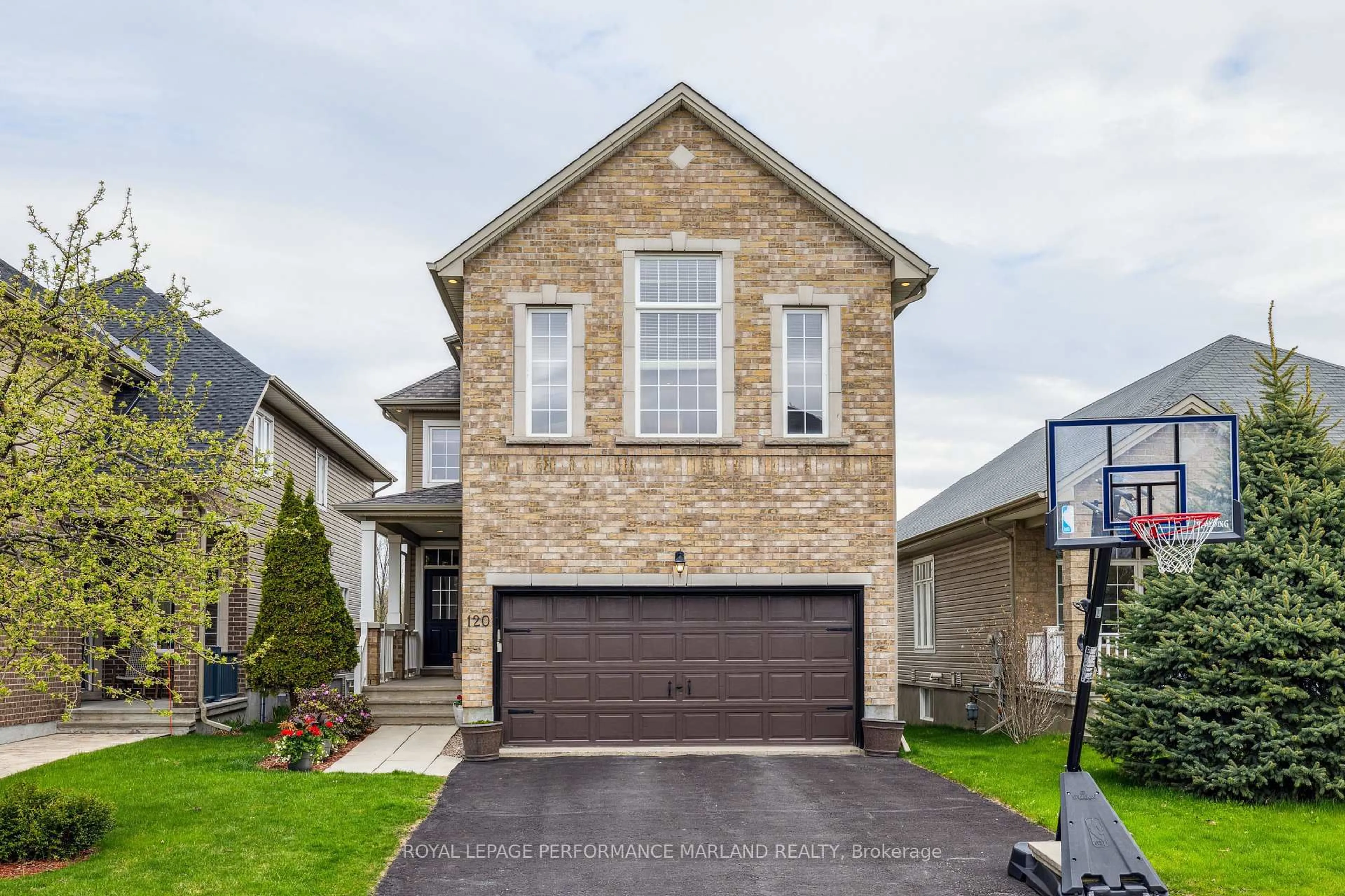 Home with brick exterior material, street for 120 August Lily Cres, Ottawa Ontario K1V 2A6