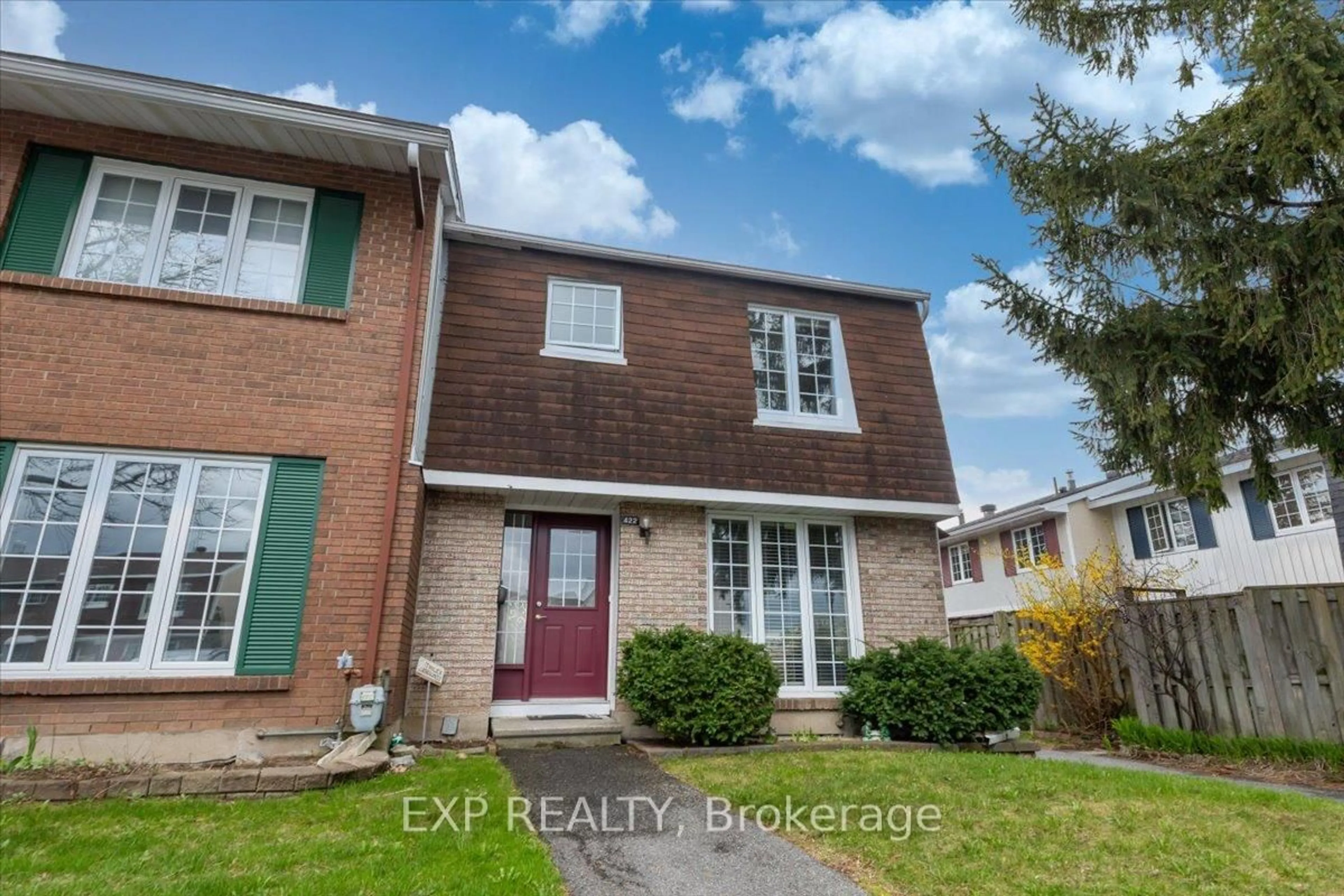 Home with brick exterior material, street for 422 Kintyre Private #141, Ottawa Ontario K2C 3M7