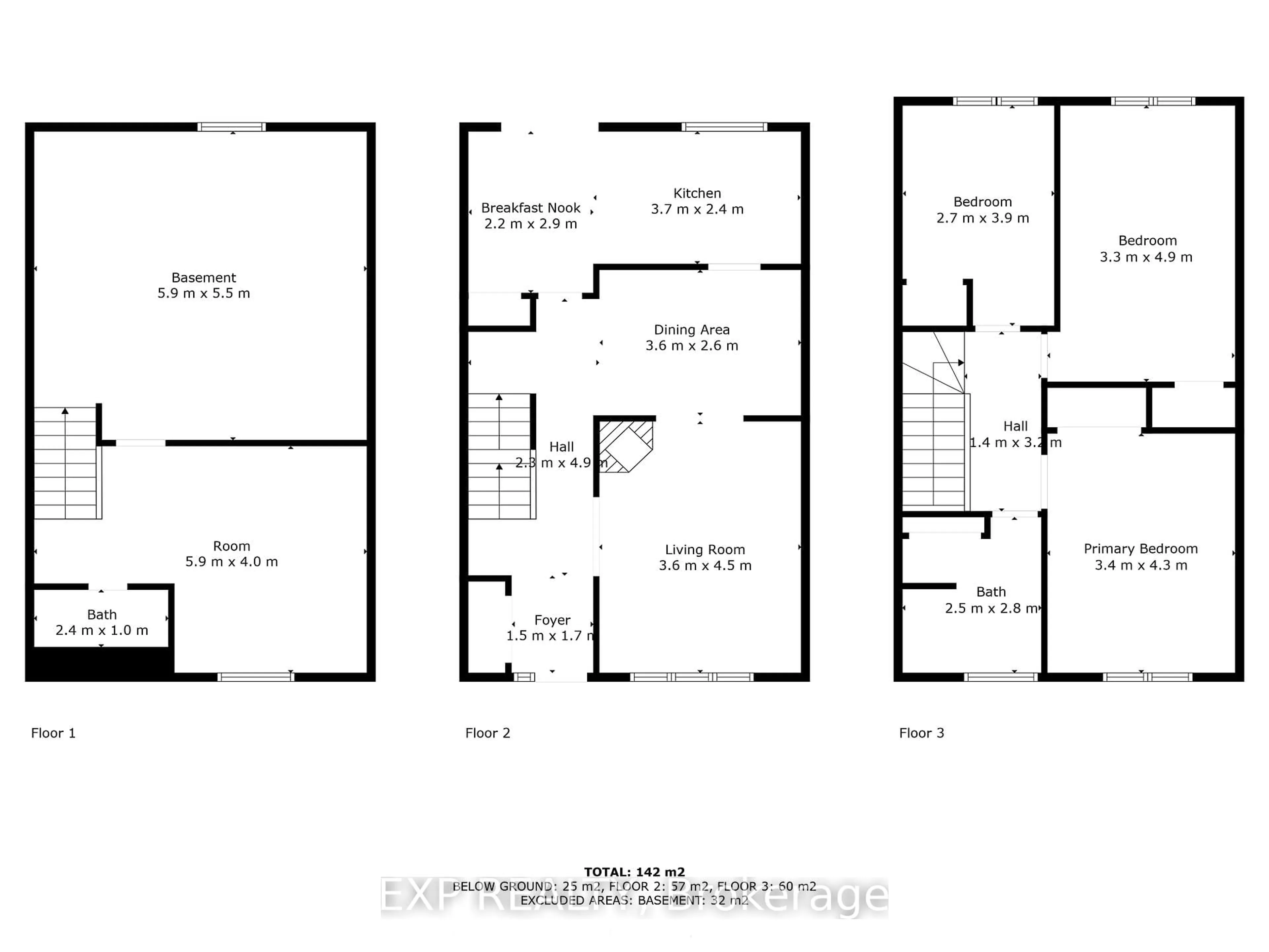 Floor plan for 422 Kintyre Private #141, Ottawa Ontario K2C 3M7