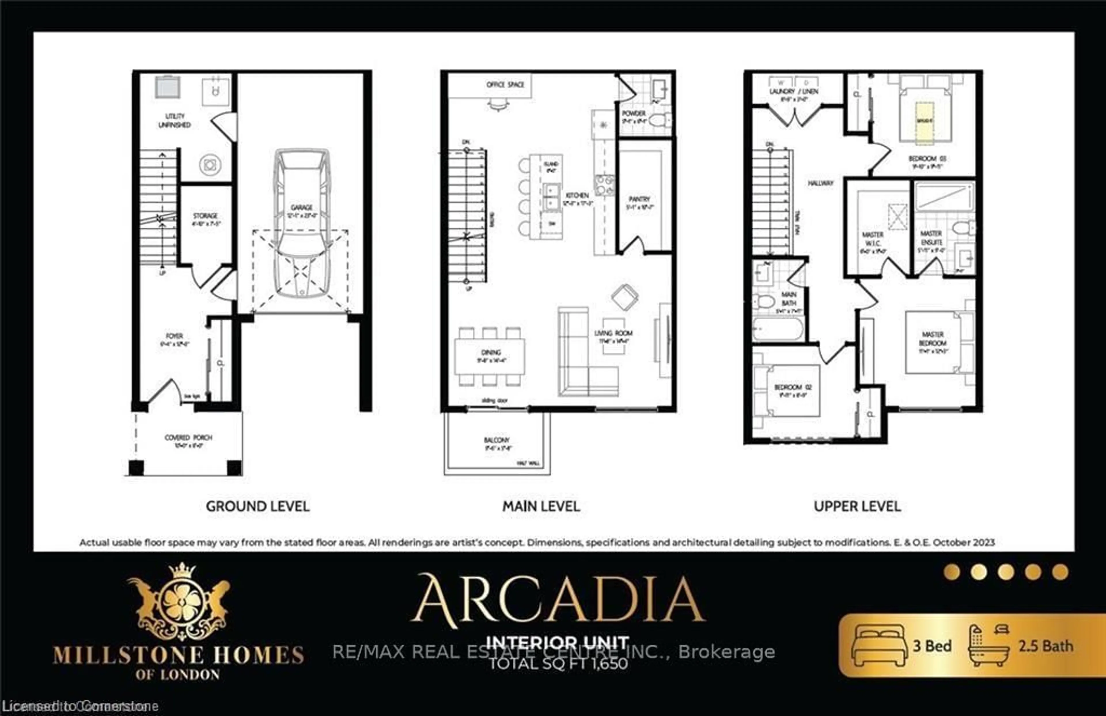 Floor plan for 3528 Emilycarr Lane, London South Ontario N6L 0B9