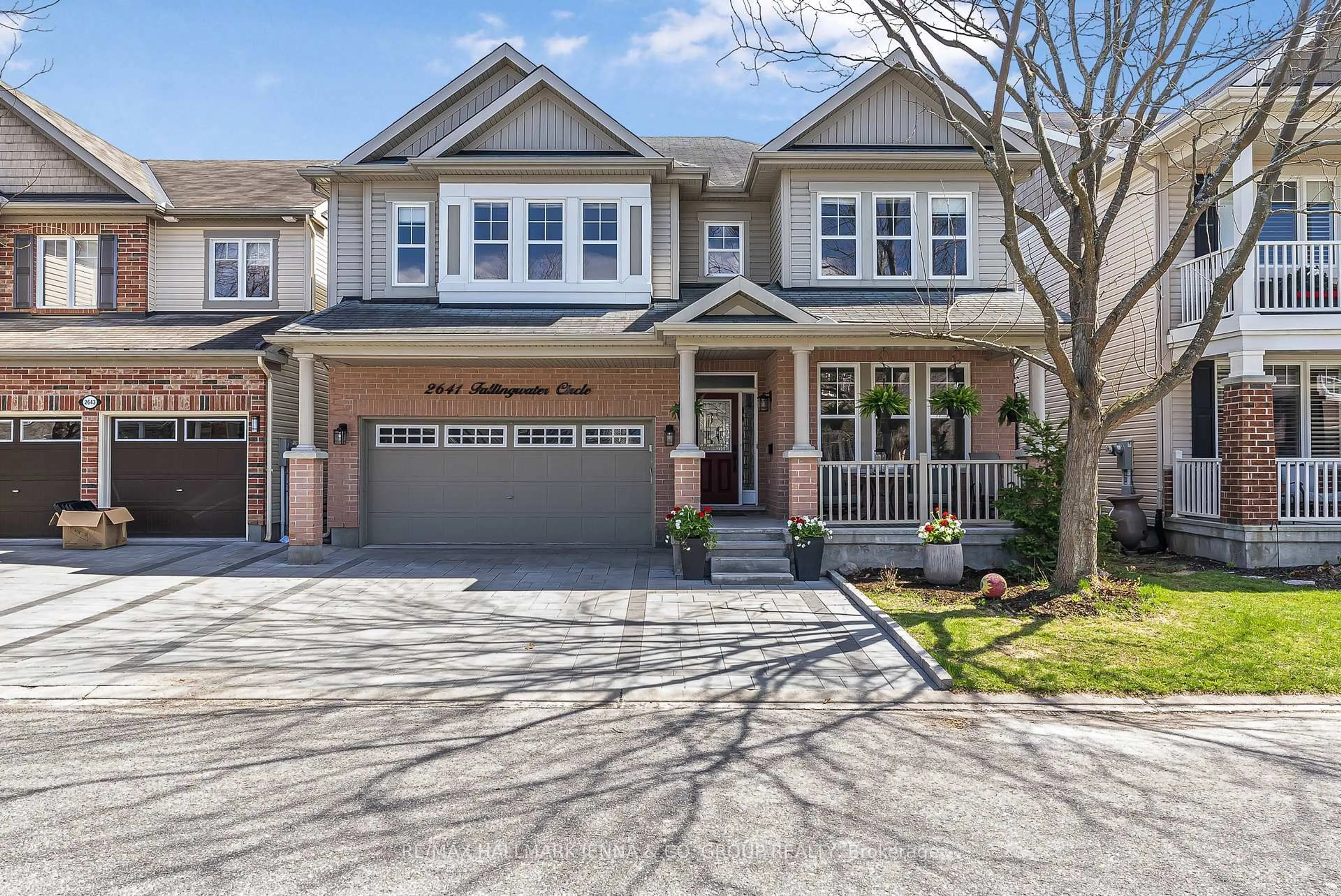 Home with brick exterior material, street for 2641 Fallingwater Circ, Ottawa Ontario K2J 0R6