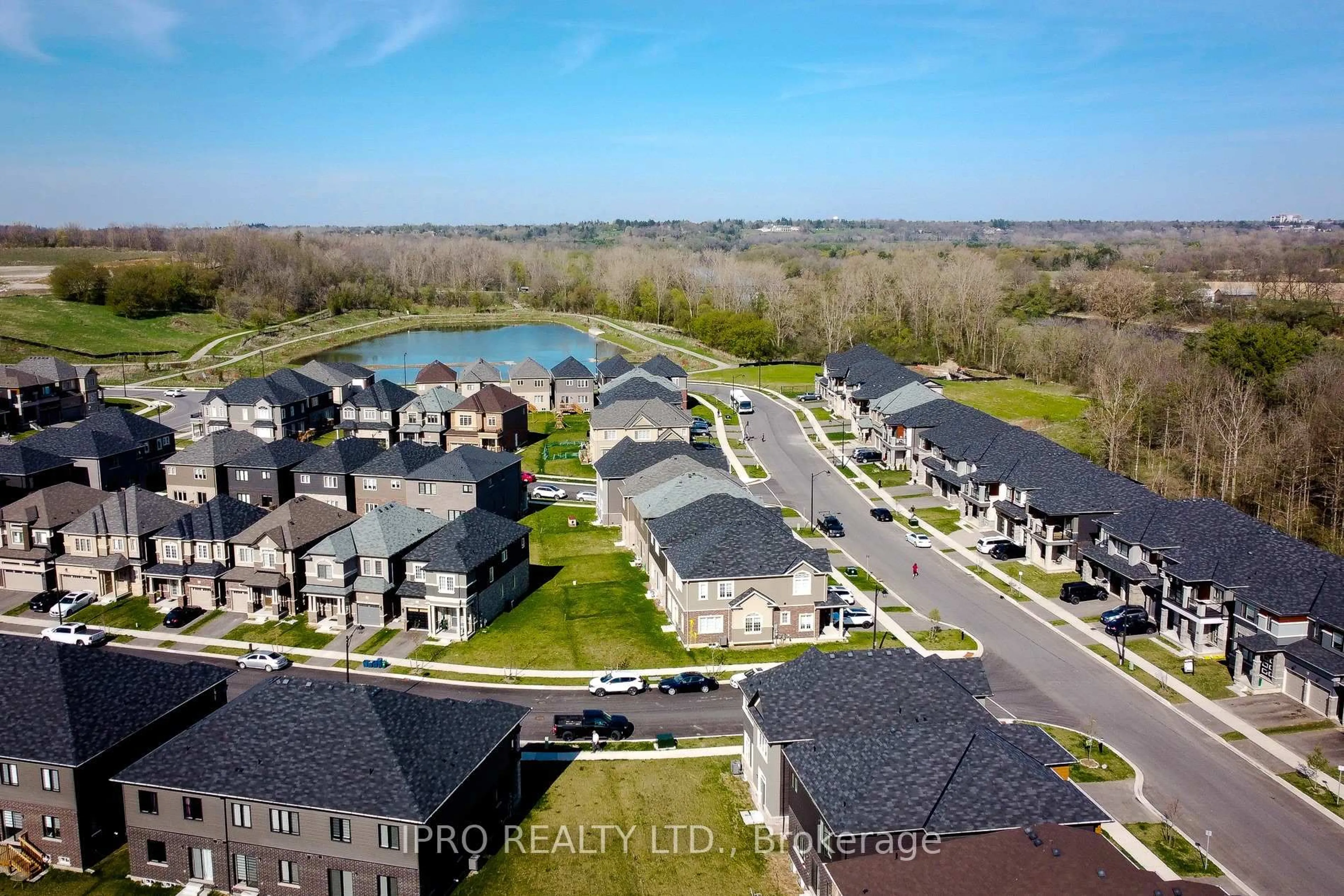 A pic from outside/outdoor area/front of a property/back of a property/a pic from drone, water/lake/river/ocean view for 27 Stauffer Rd, Brantford Ontario N2V 0B2