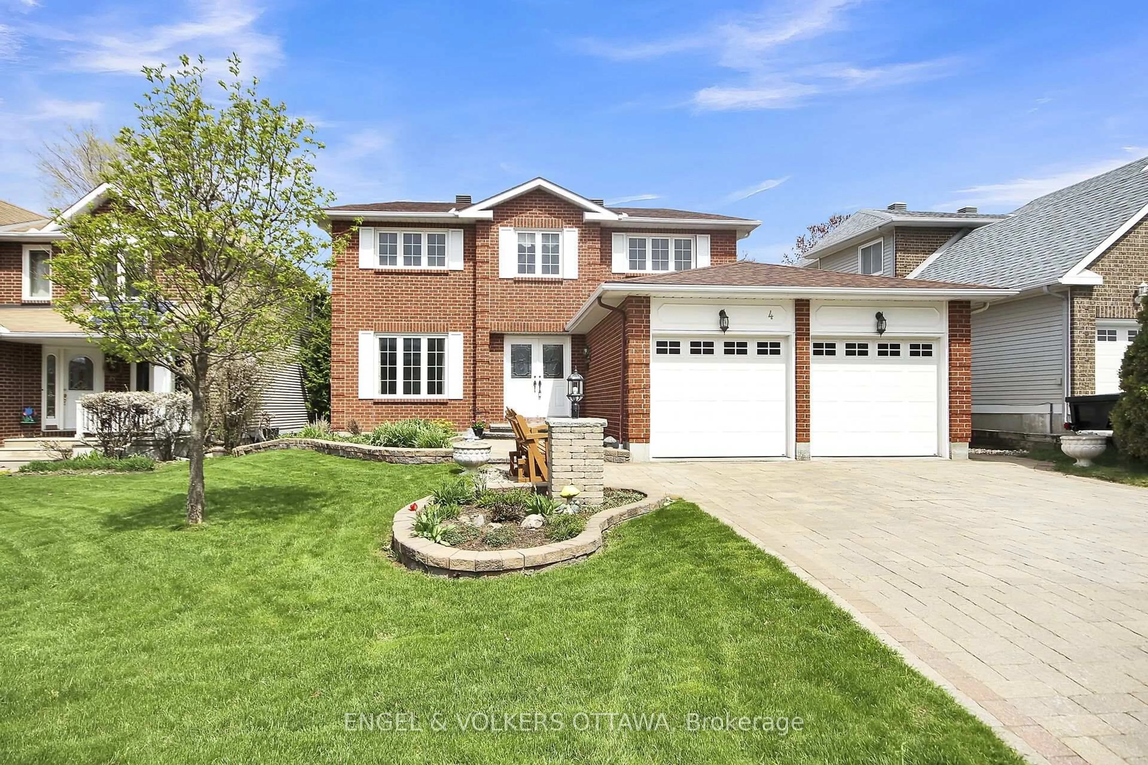 Home with brick exterior material, street for 4 Stradwick Ave, Ottawa Ontario K2J 2X3
