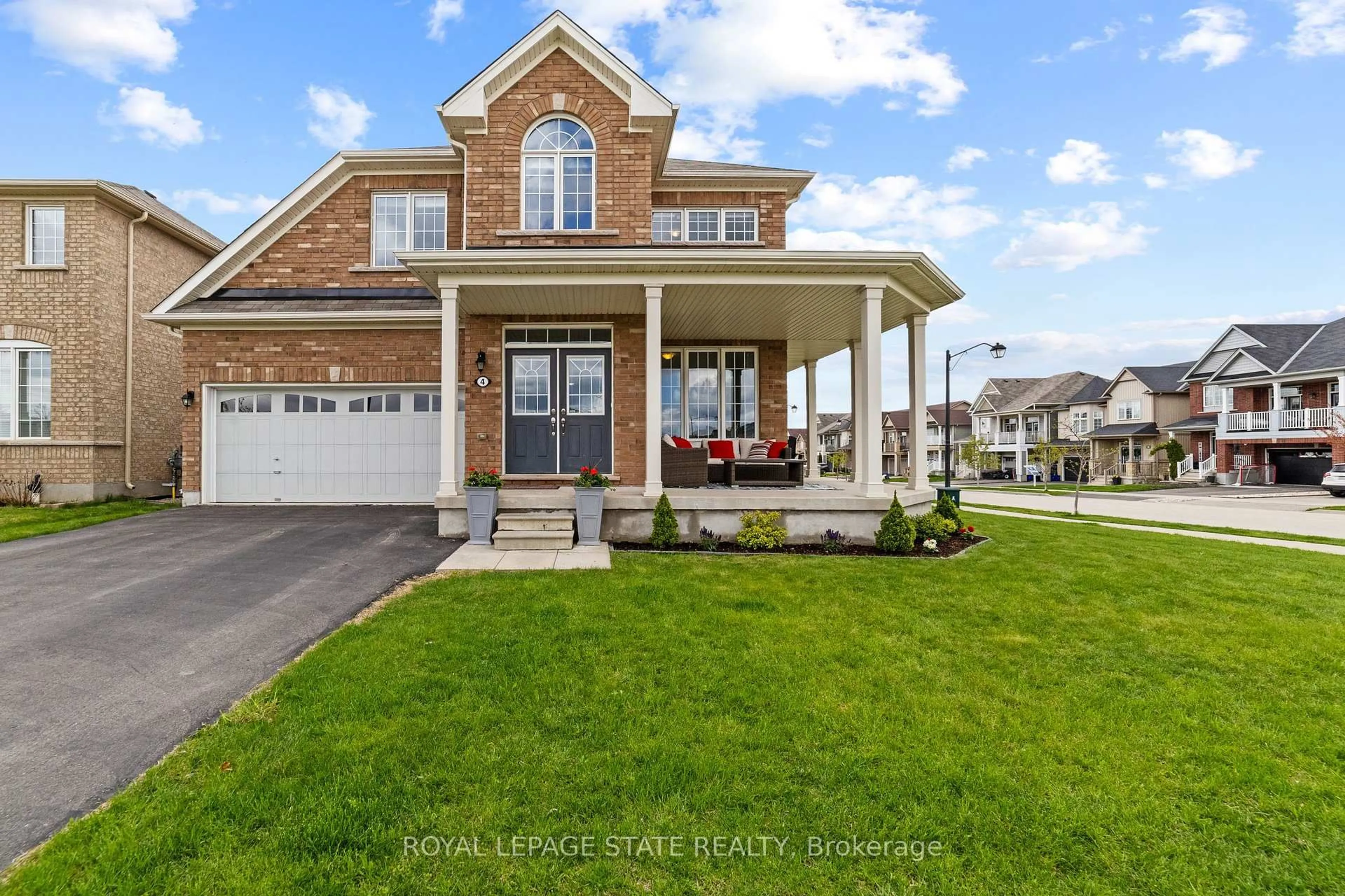 Home with brick exterior material, street for 4 Tinlin Dr, Hamilton Ontario L0R 1C0