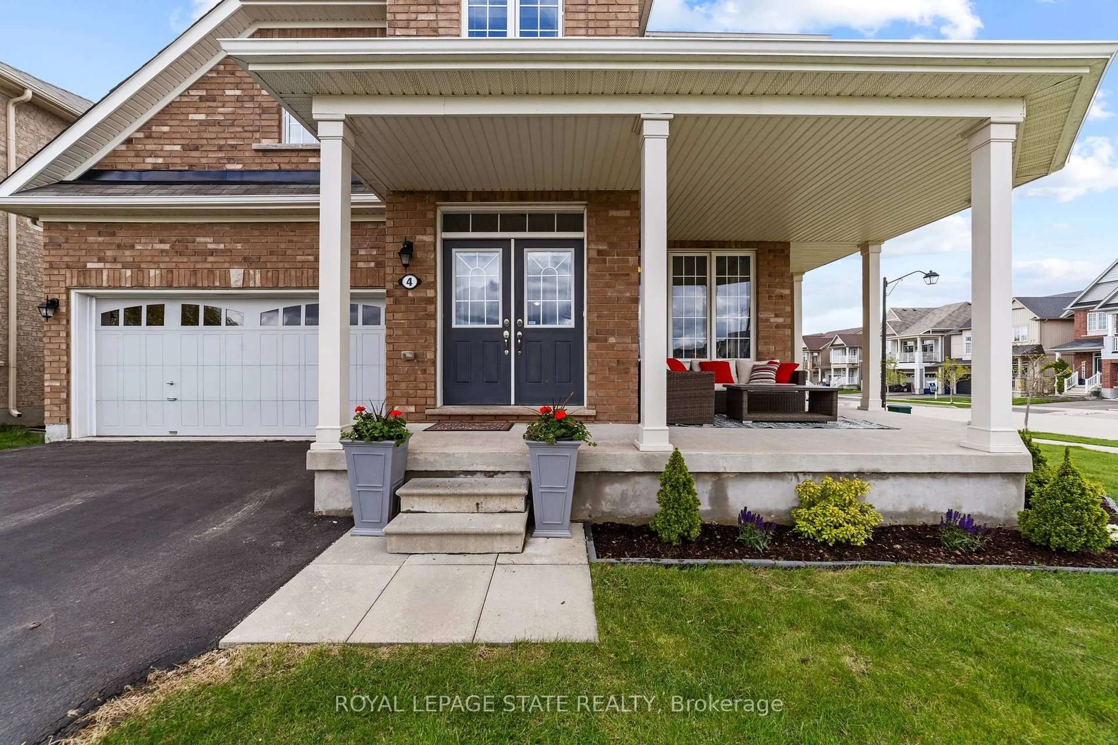Home with brick exterior material, street for 4 Tinlin Dr, Hamilton Ontario L0R 1C0