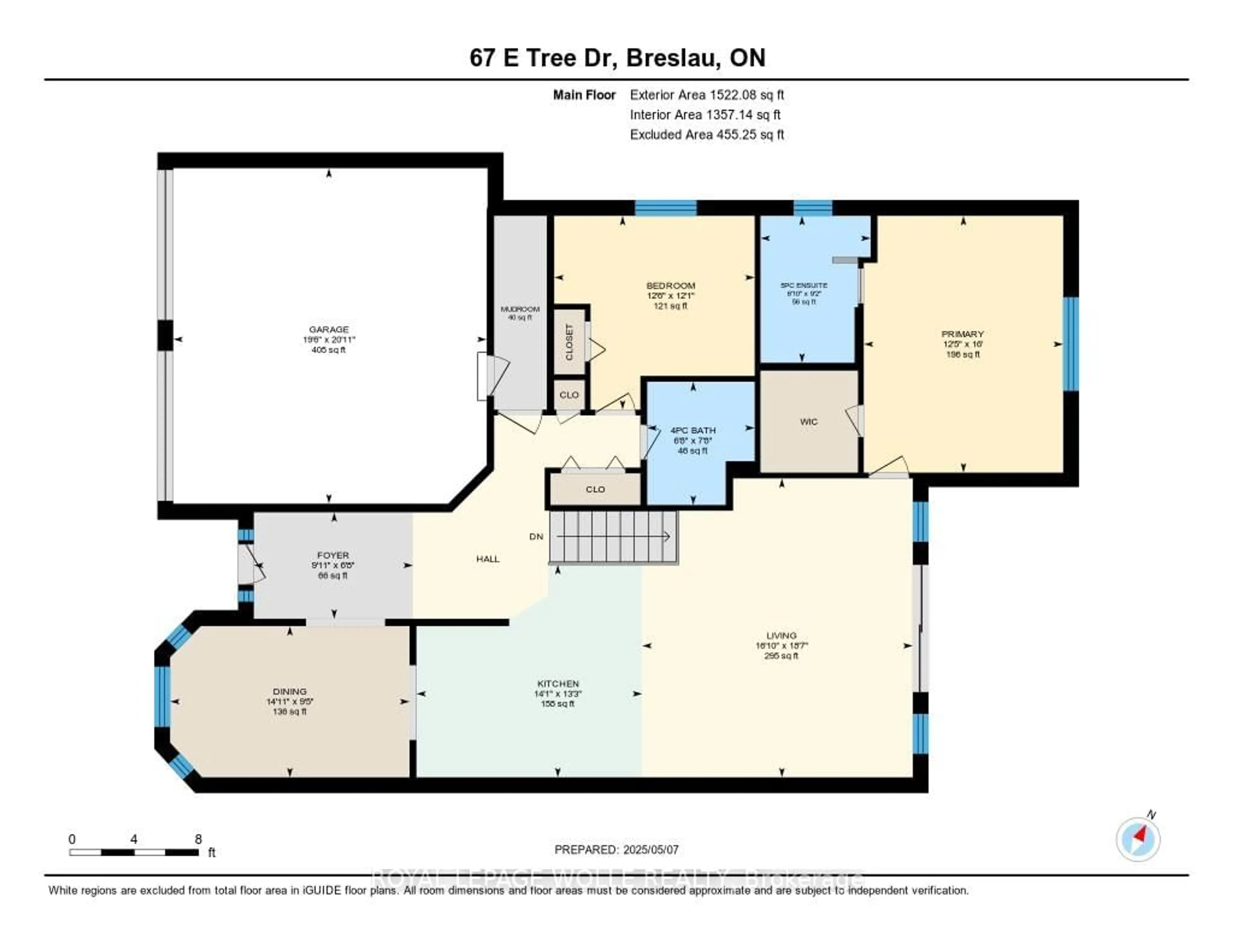 Floor plan for 67 East Tree Dr, Woolwich Ontario N0B 1M0
