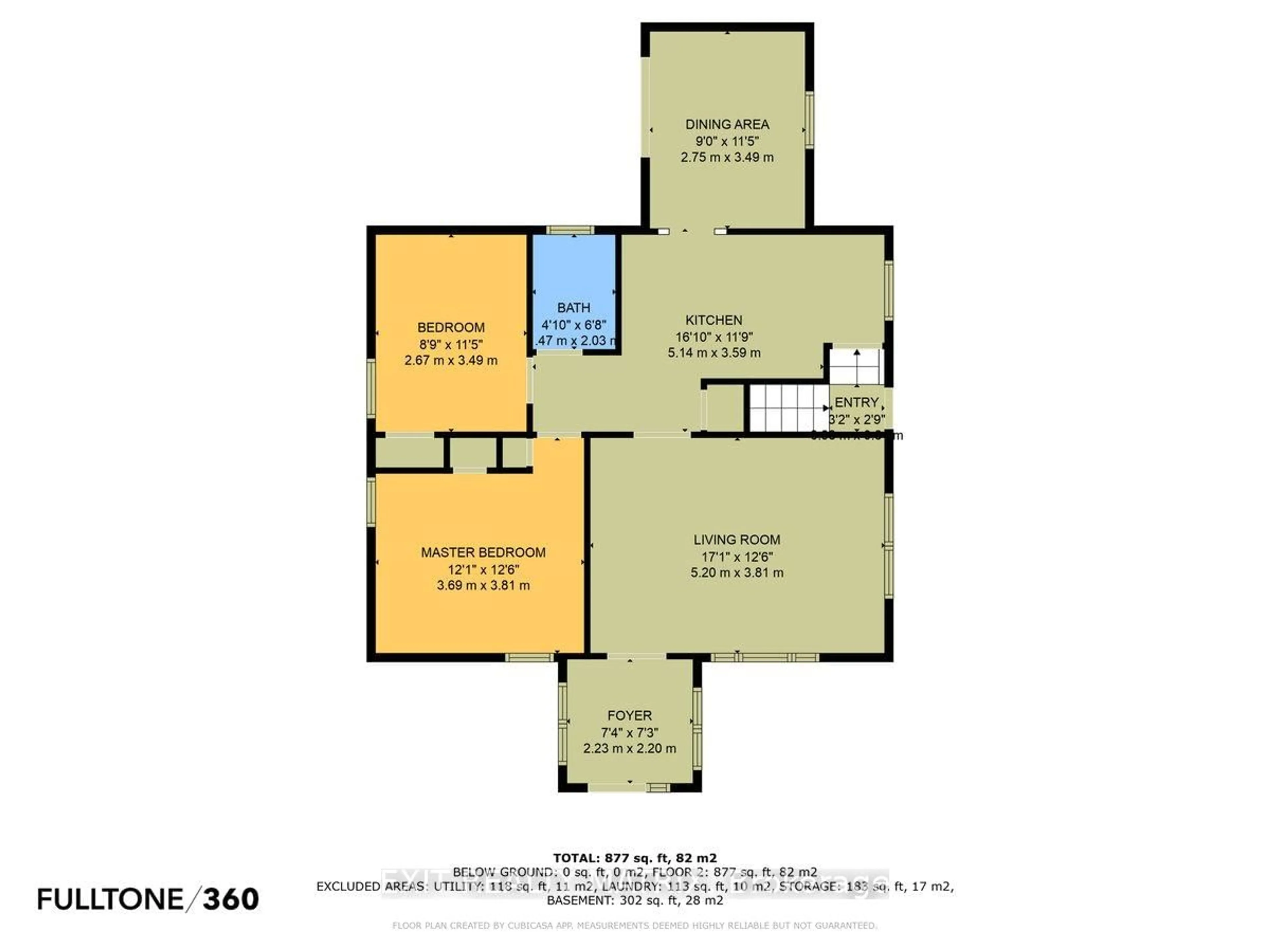Floor plan for 2625 Dow St, Metcalfe Ontario K0A 2P0