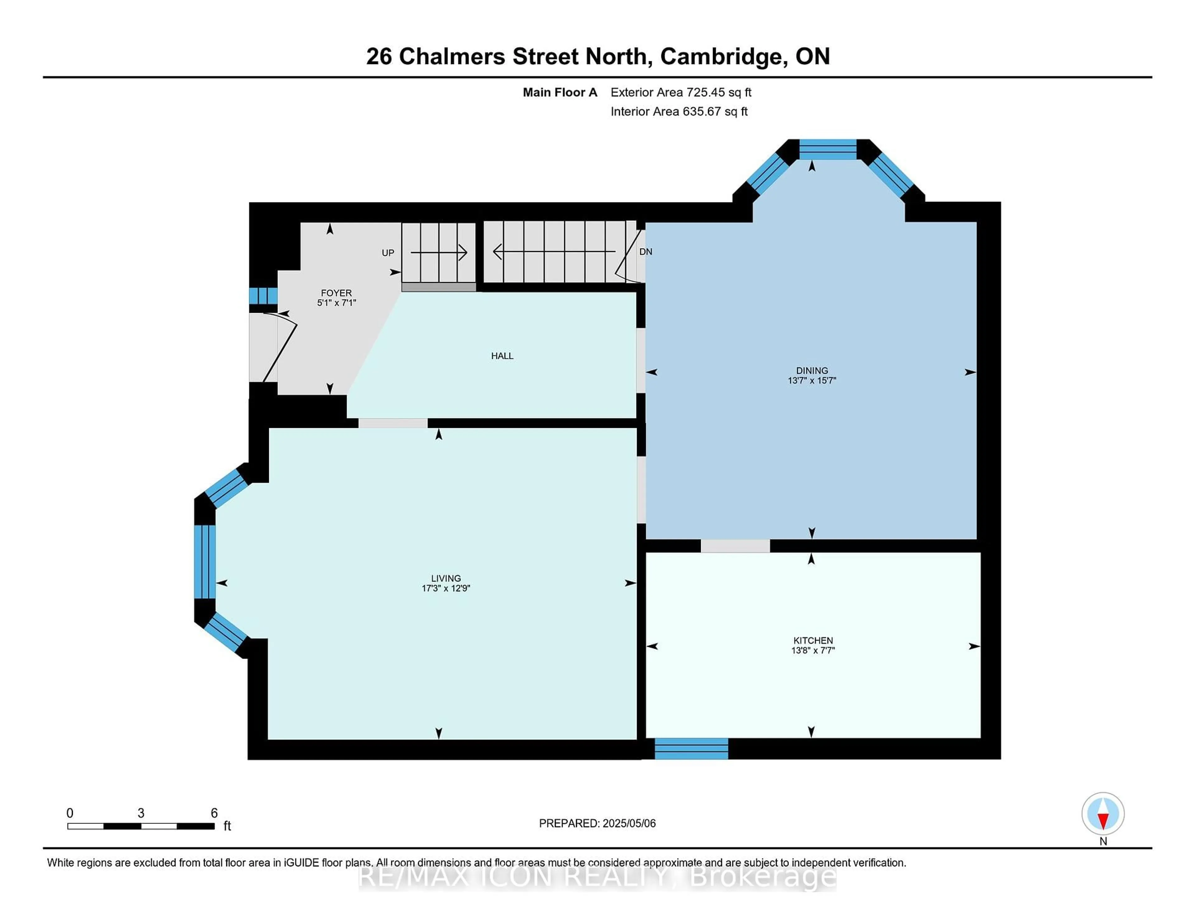 Floor plan for 26 Chalmers St, Cambridge Ontario N1R 5B7