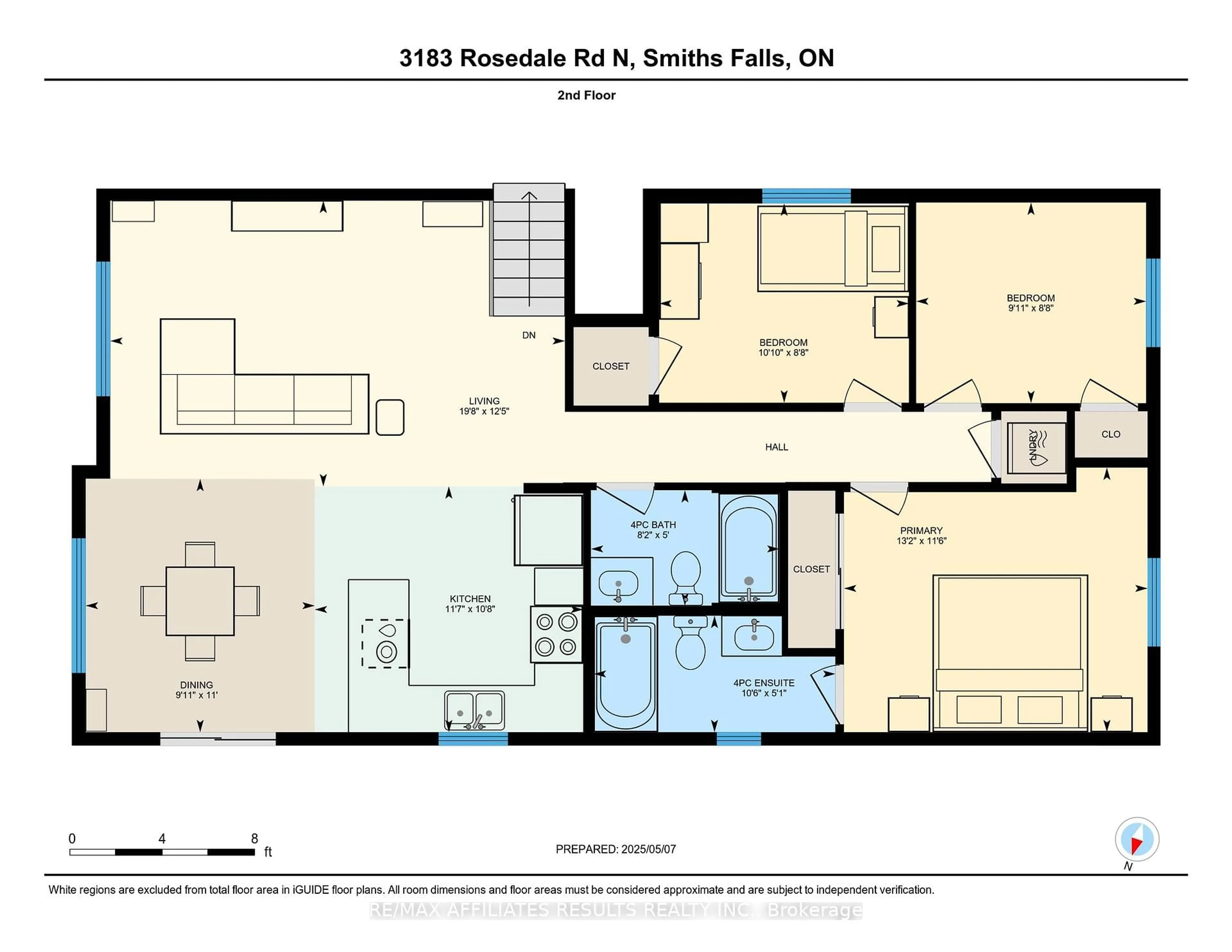Floor plan for 3183 Rosedale Rd, Smiths Falls Ontario K7A 4S7