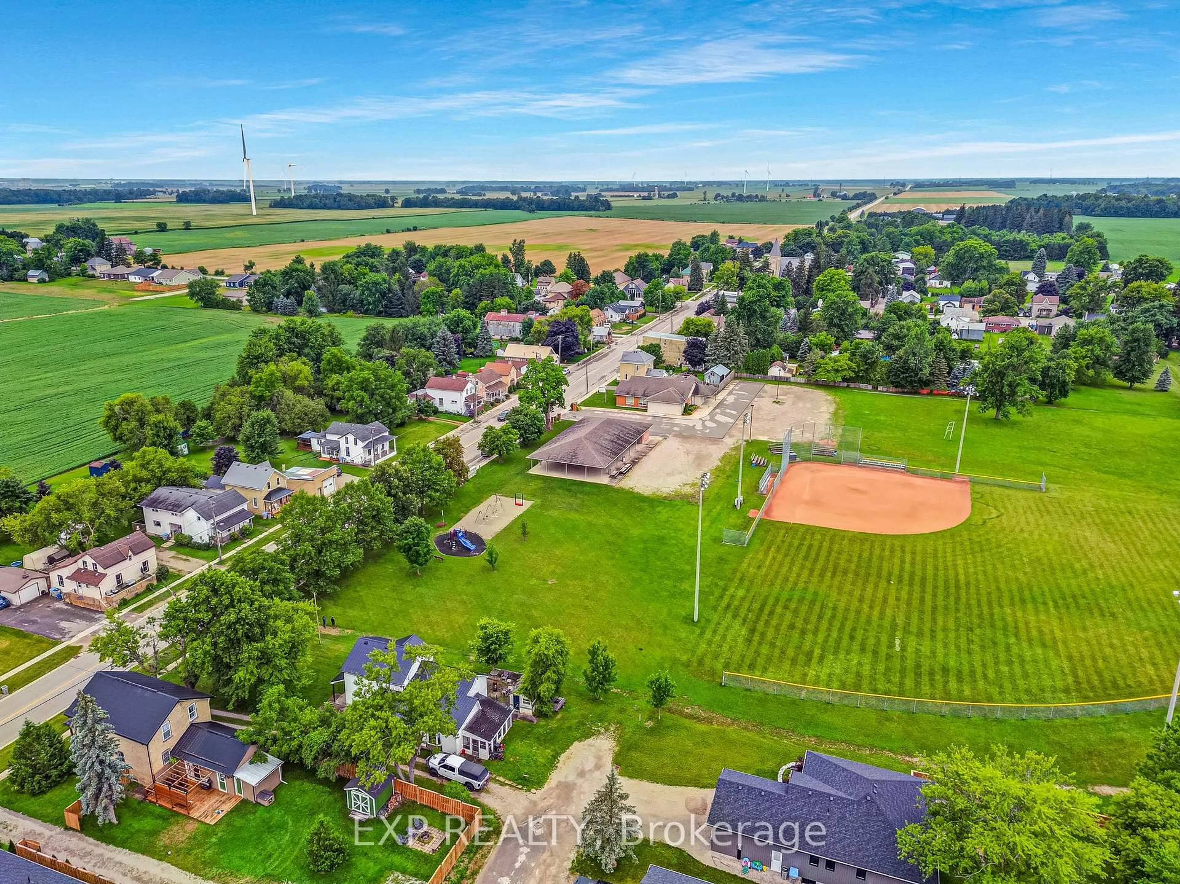 A pic from outside/outdoor area/front of a property/back of a property/a pic from drone, unknown for 56 Victoria Ave, South Huron Ontario N0M 1M0