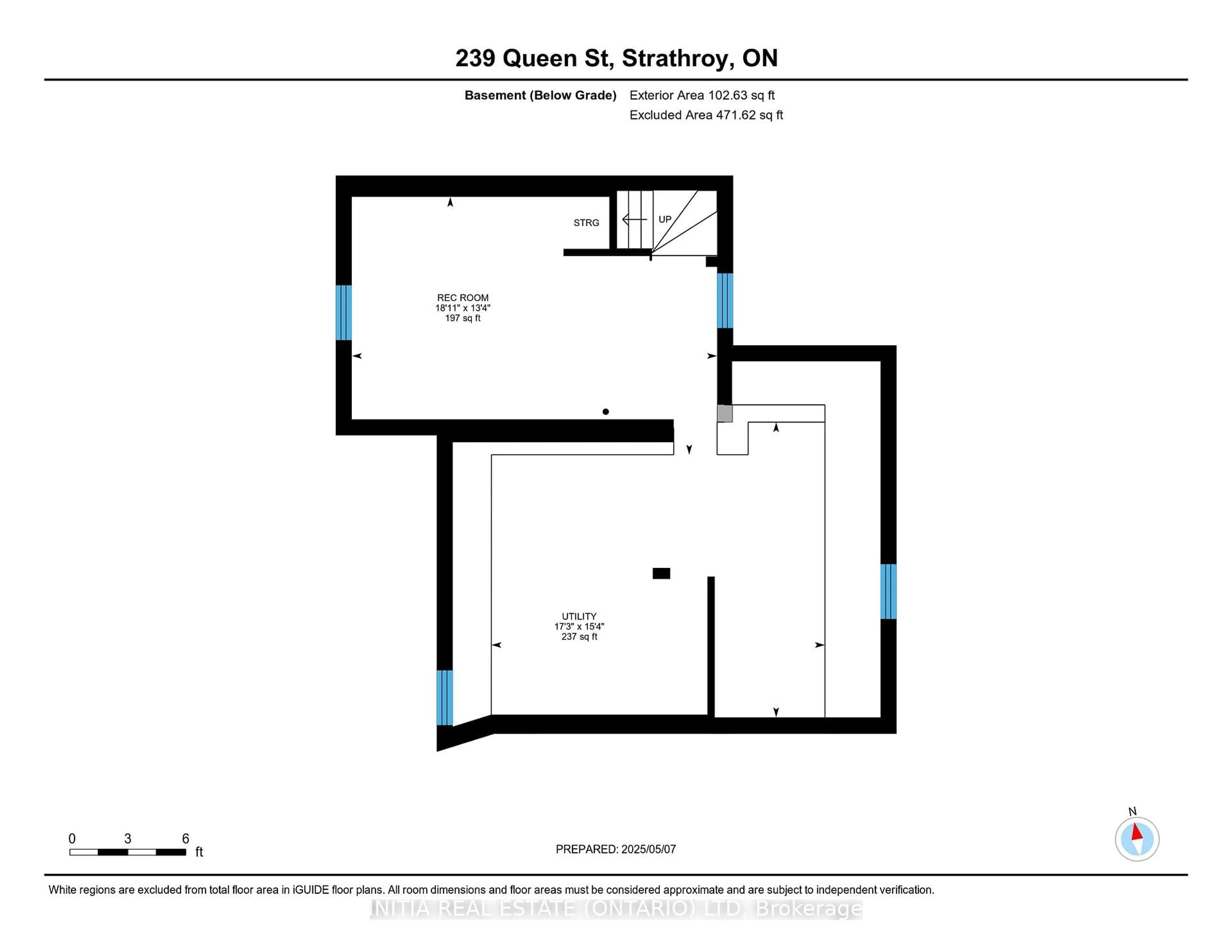 Floor plan for 239 Queen St, Strathroy Caradoc Ontario N7G 2J3