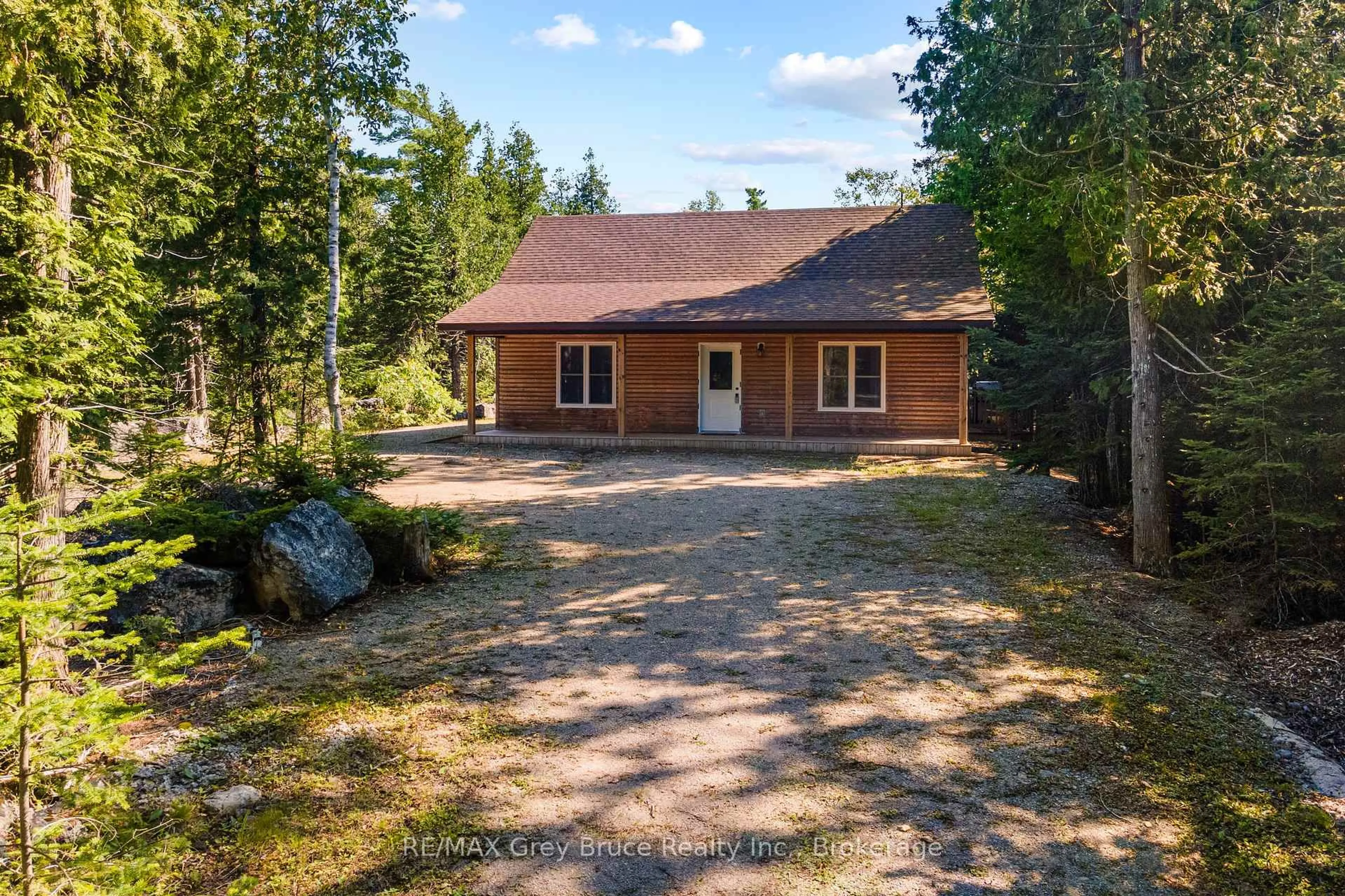 A pic from outside/outdoor area/front of a property/back of a property/a pic from drone, unknown for 6053 Highway 6 N/A, Northern Bruce Peninsula Ontario N0H 2R0