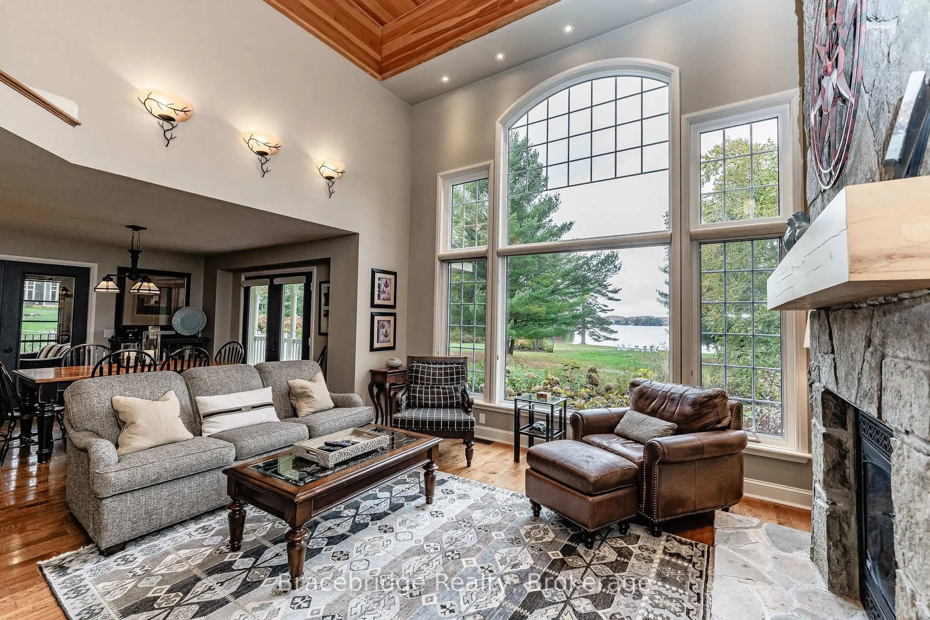 Living room with furniture, unknown for 3876 Muskoka Road 118 Rd #Carling 5 W3, Muskoka Lakes Ontario P0B 1J0