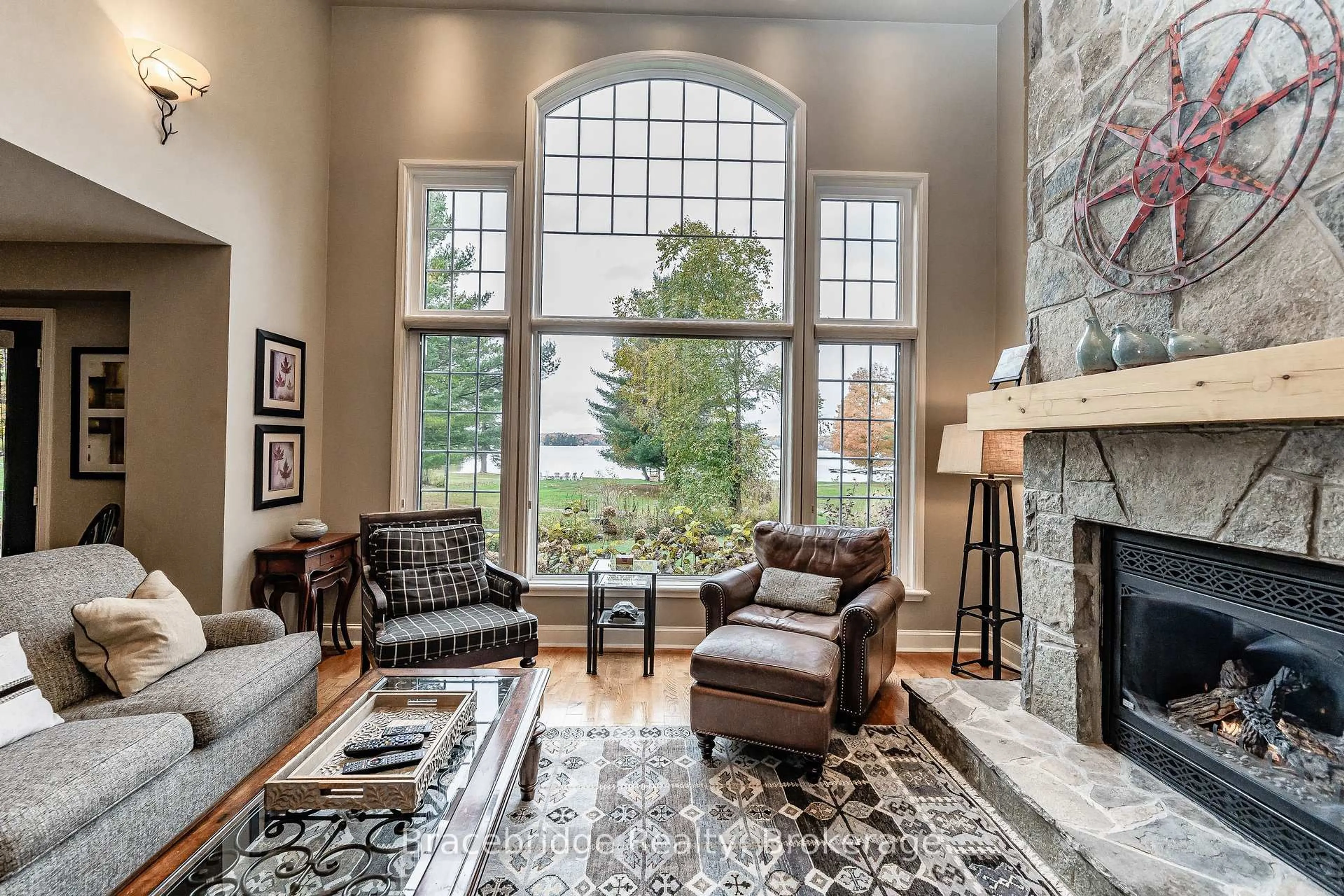 Living room with furniture, unknown for 3876 Muskoka Road 118 Rd #Carling 5 W3, Muskoka Lakes Ontario P0B 1J0