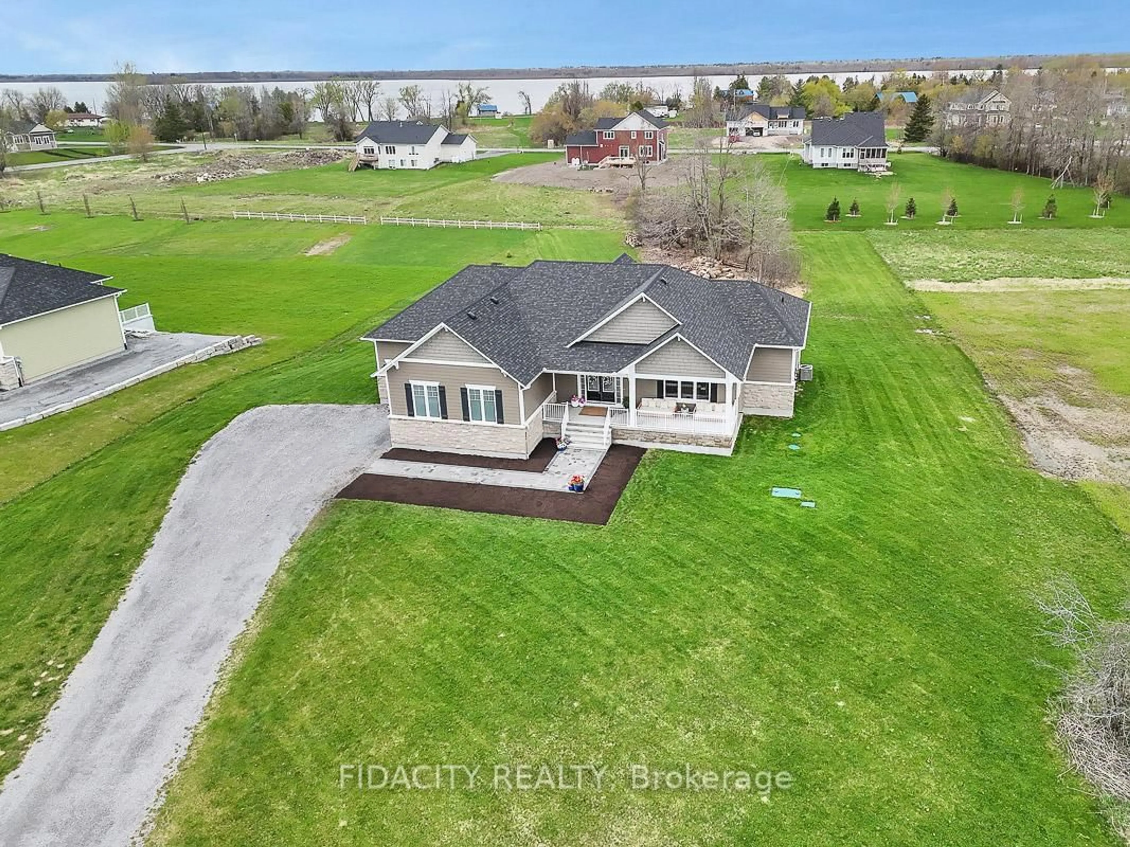 A pic from outside/outdoor area/front of a property/back of a property/a pic from drone, water/lake/river/ocean view for 168 Kaswit Dr, Carleton Place Ontario K7C 0C4