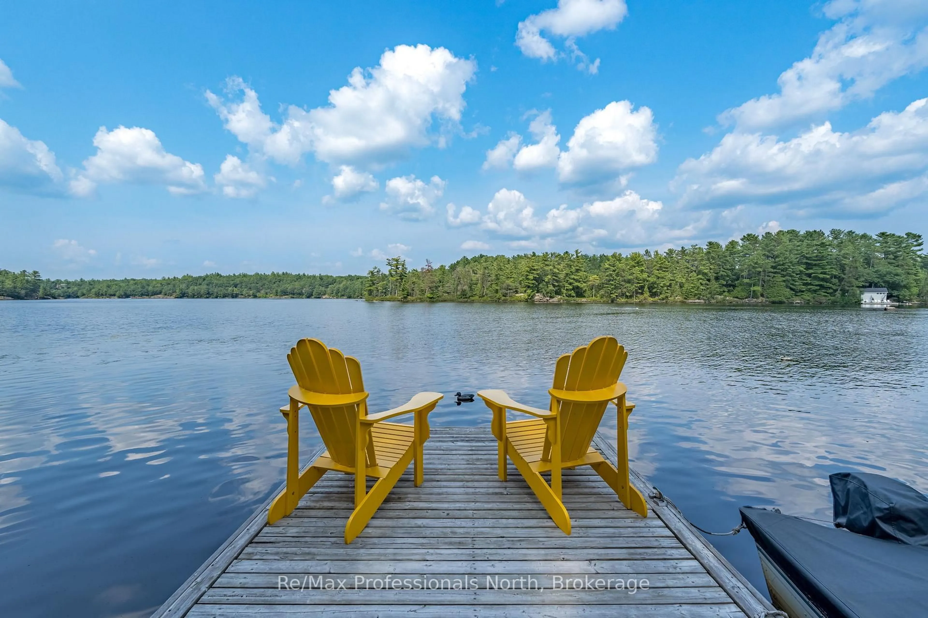 Patio, water/lake/river/ocean view for 1020 Road 2000 N/A, Gravenhurst Ontario P0E 1G0