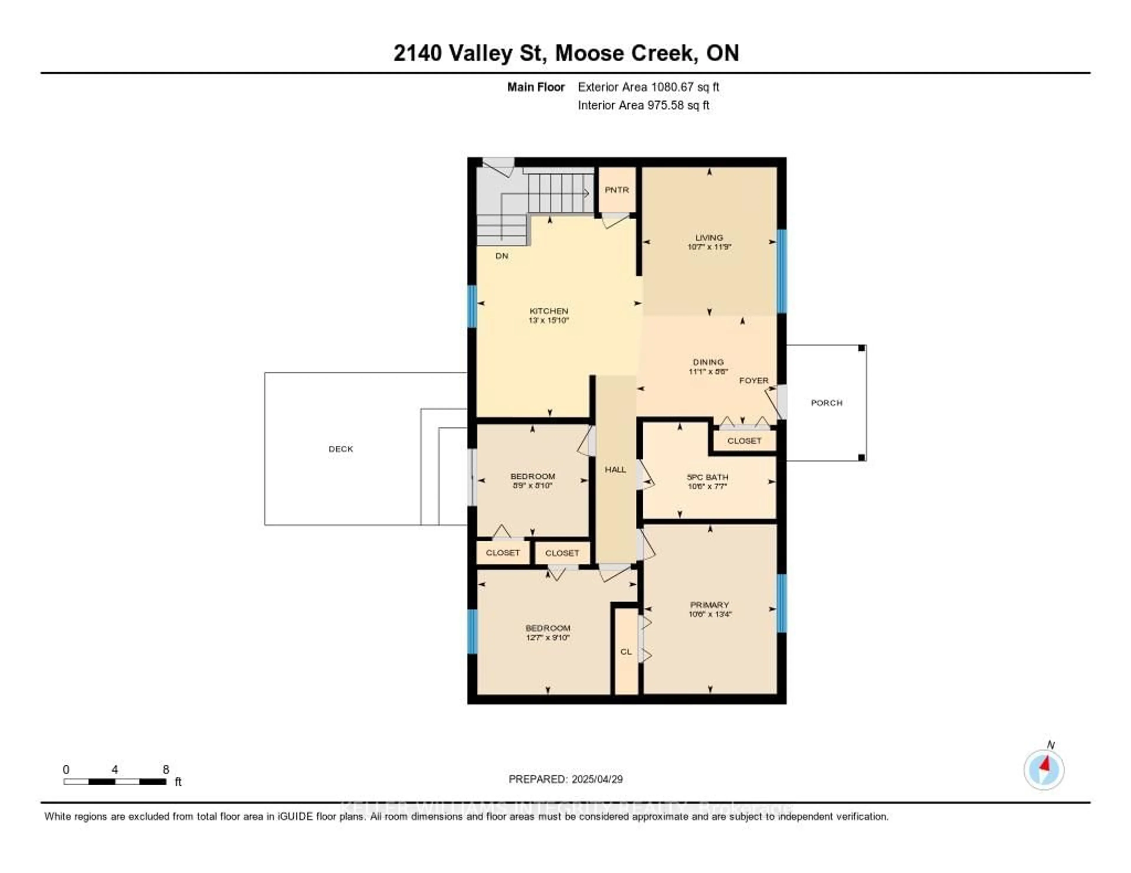 Floor plan for 2140 Valley St, North Stormont Ontario K0C 1W0