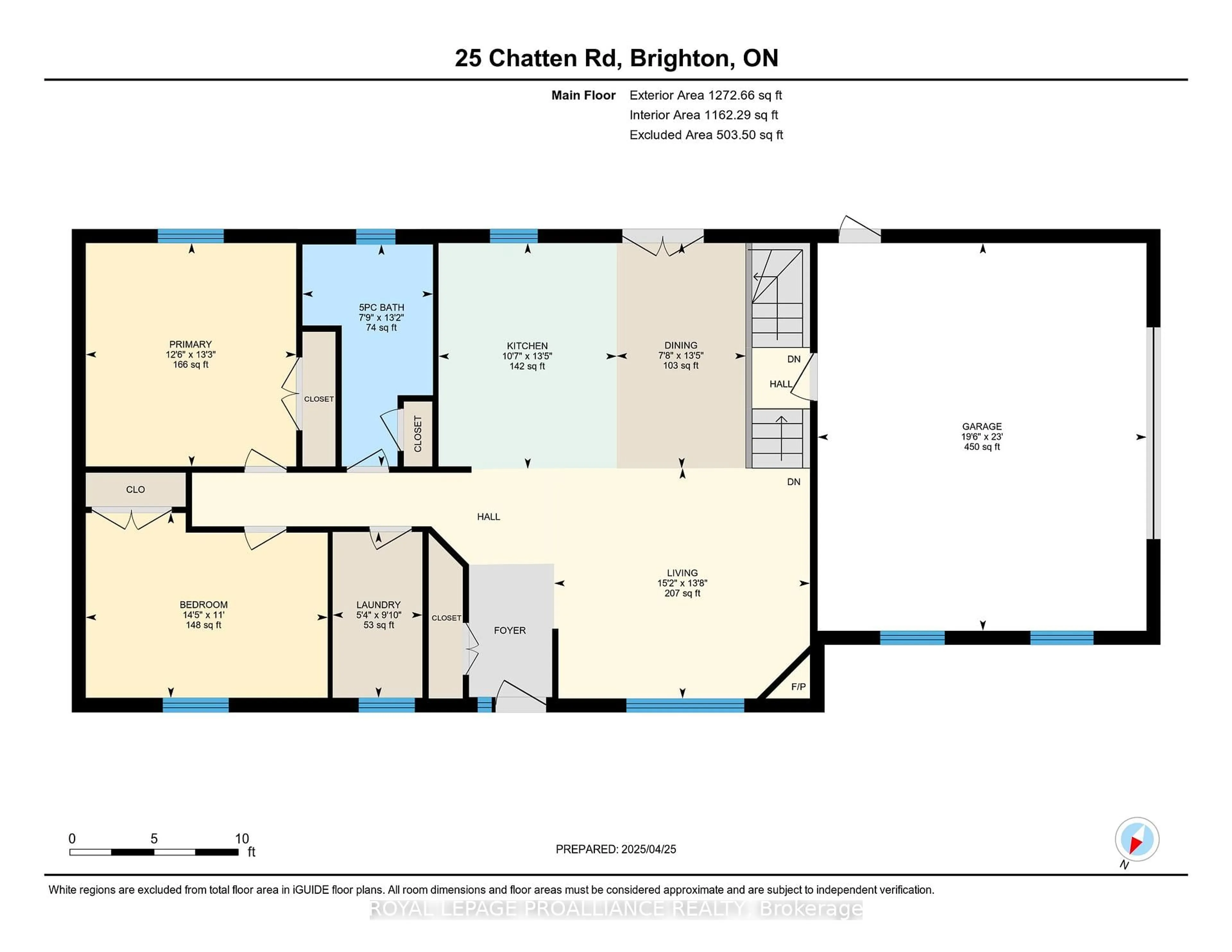 Floor plan for 25 Chatten Rd, Brighton Ontario K0K 1H0