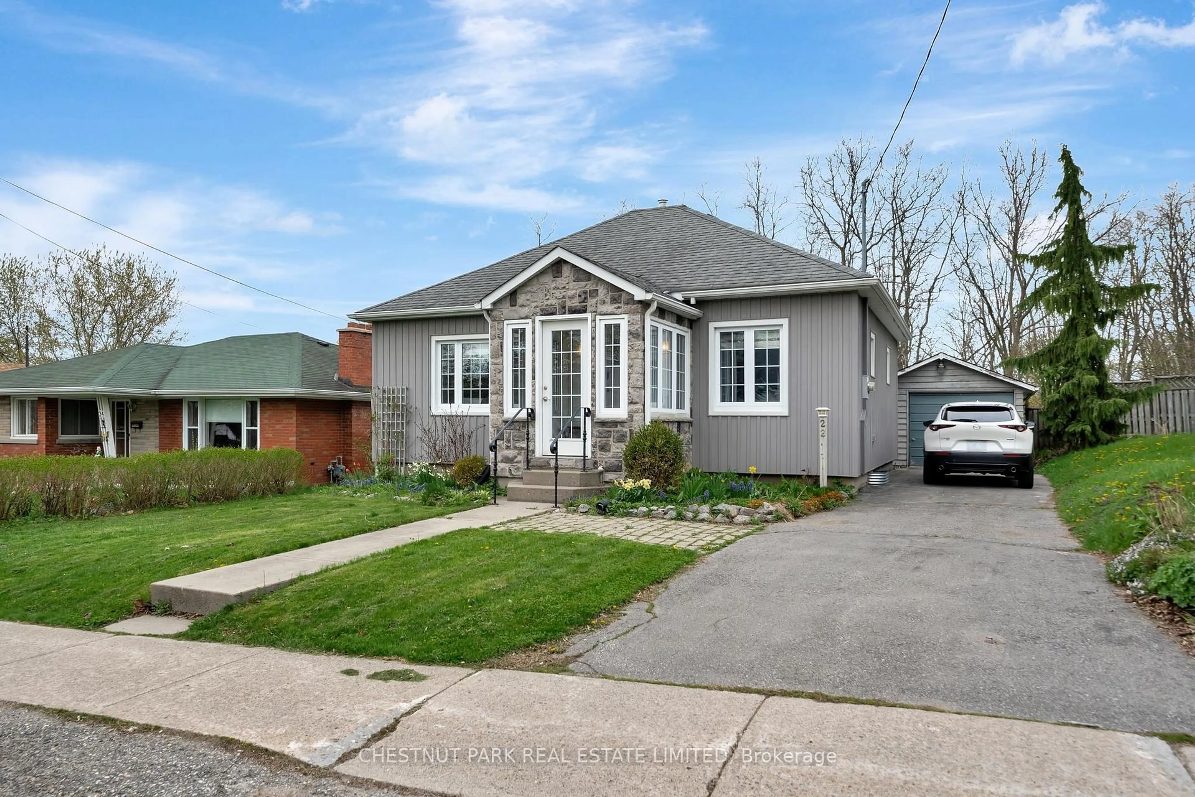 Home with vinyl exterior material, street for 22 Division St, Cramahe Ontario K0K 1S0