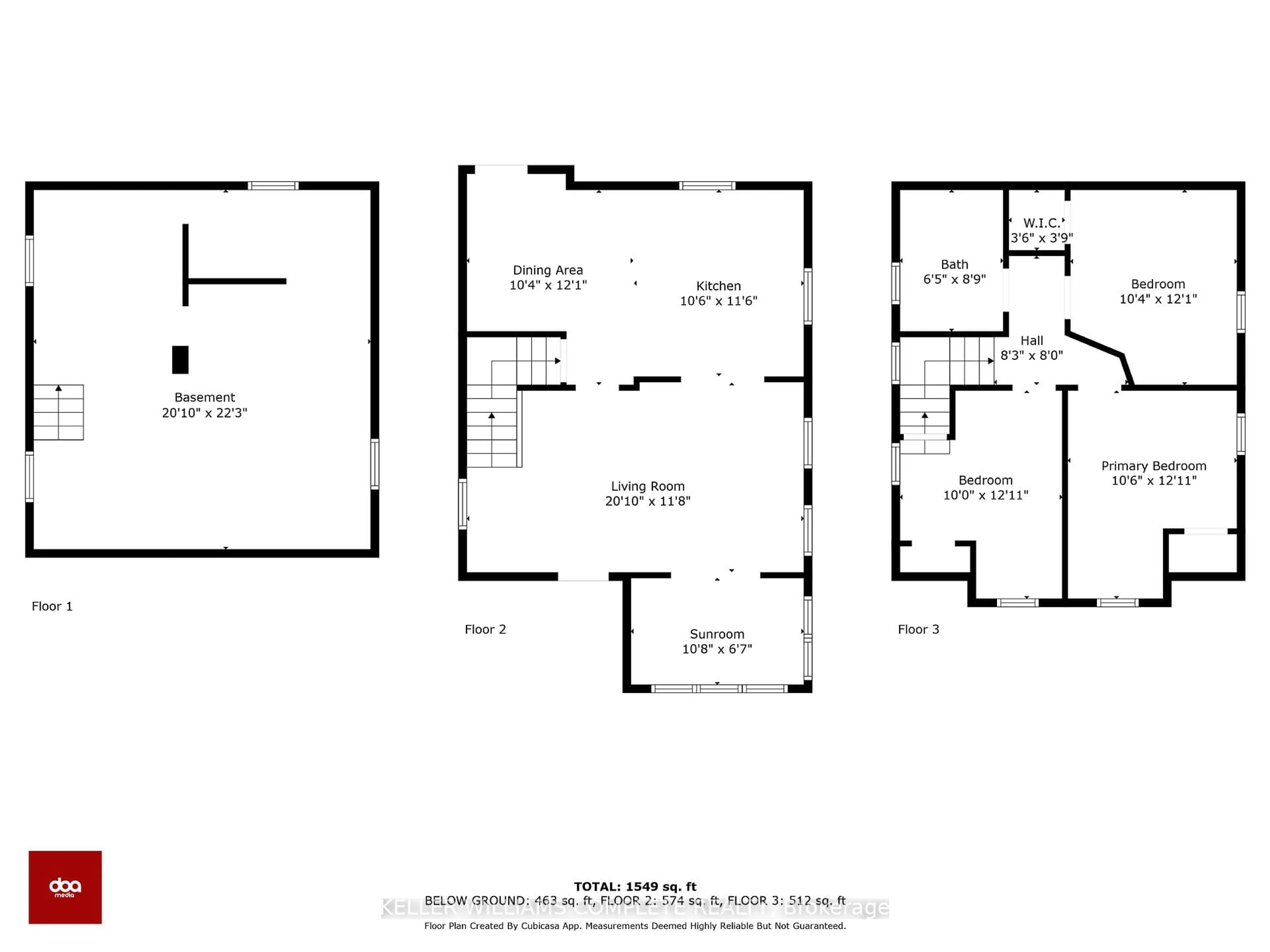 Floor plan for 5932 Carlton Ave, Niagara Falls Ontario L2G 5J5