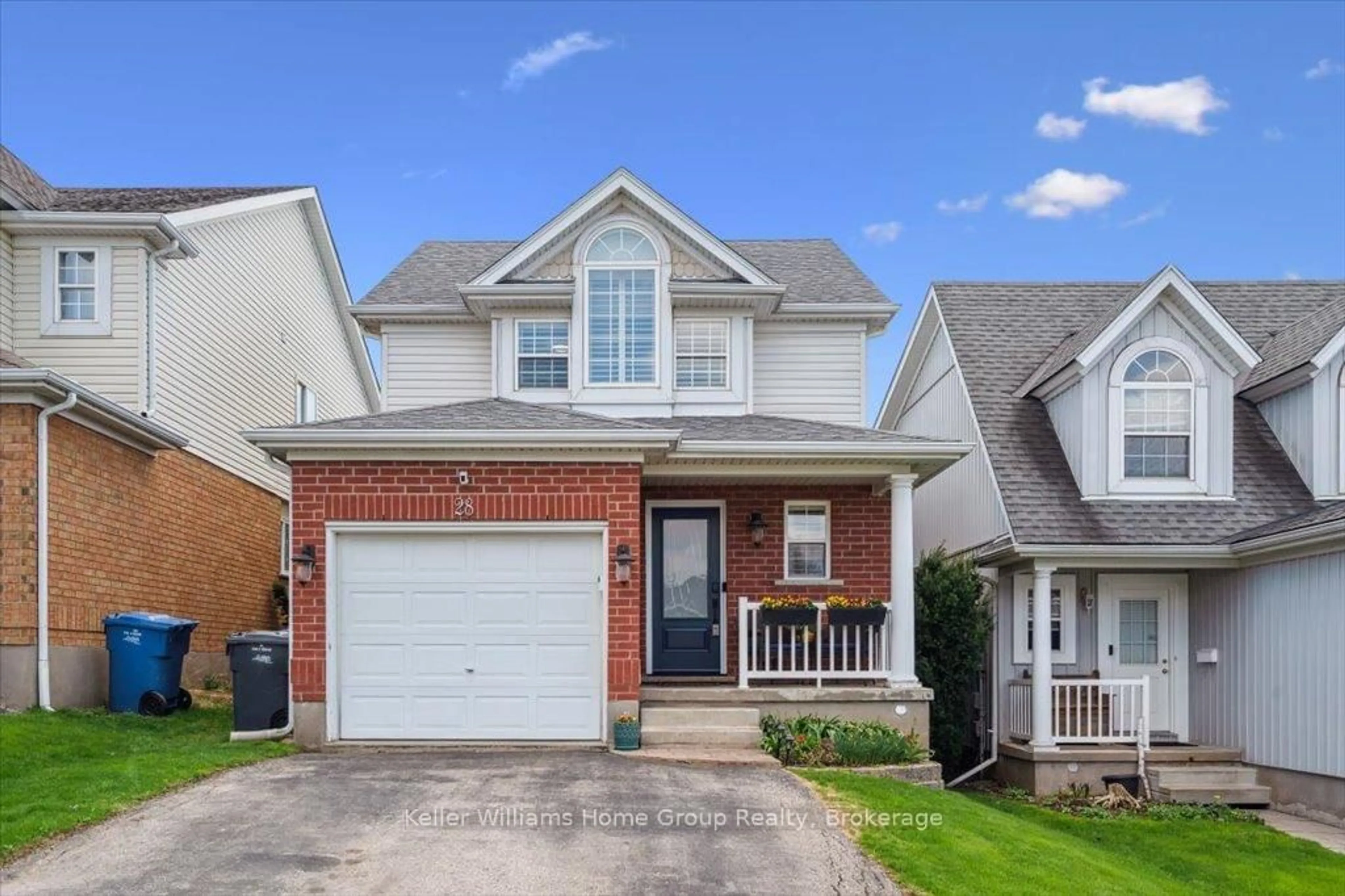 Home with vinyl exterior material, street for 28 McCurdy Rd, Guelph Ontario N1G 4Z9