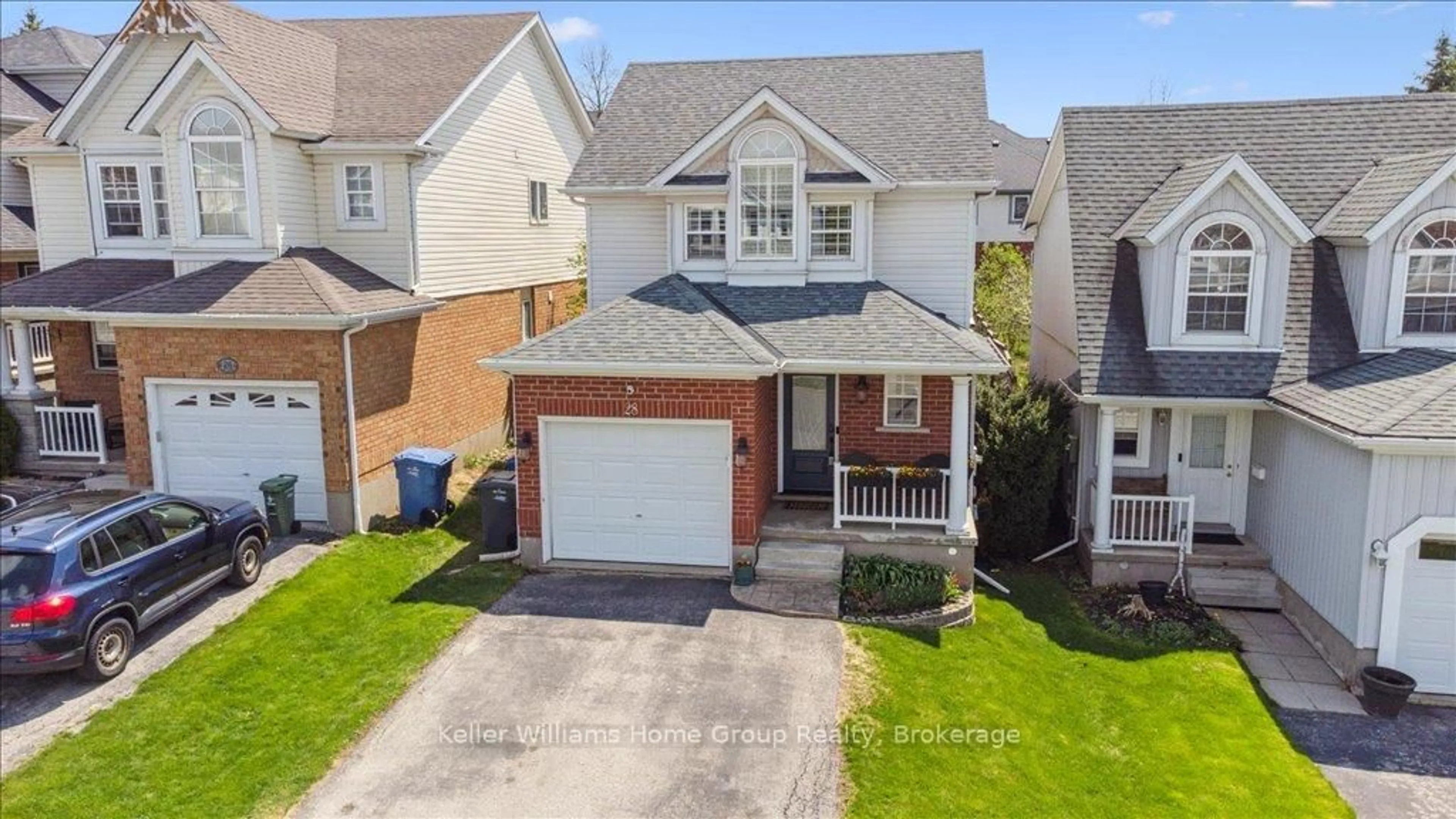 A pic from outside/outdoor area/front of a property/back of a property/a pic from drone, street for 28 McCurdy Rd, Guelph Ontario N1G 4Z9