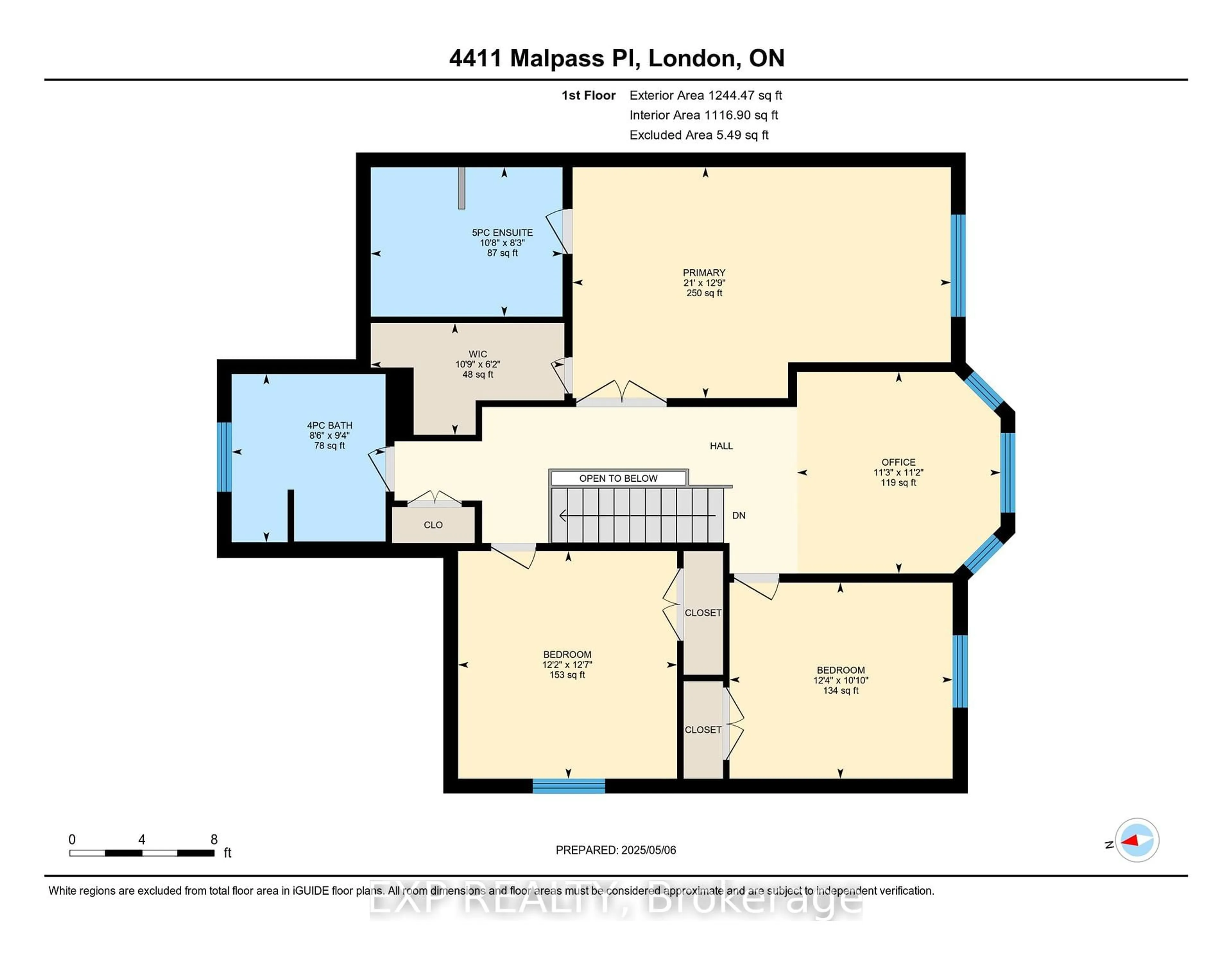 Floor plan for 4411 Malpass Pl, London South Ontario N6P 1T3