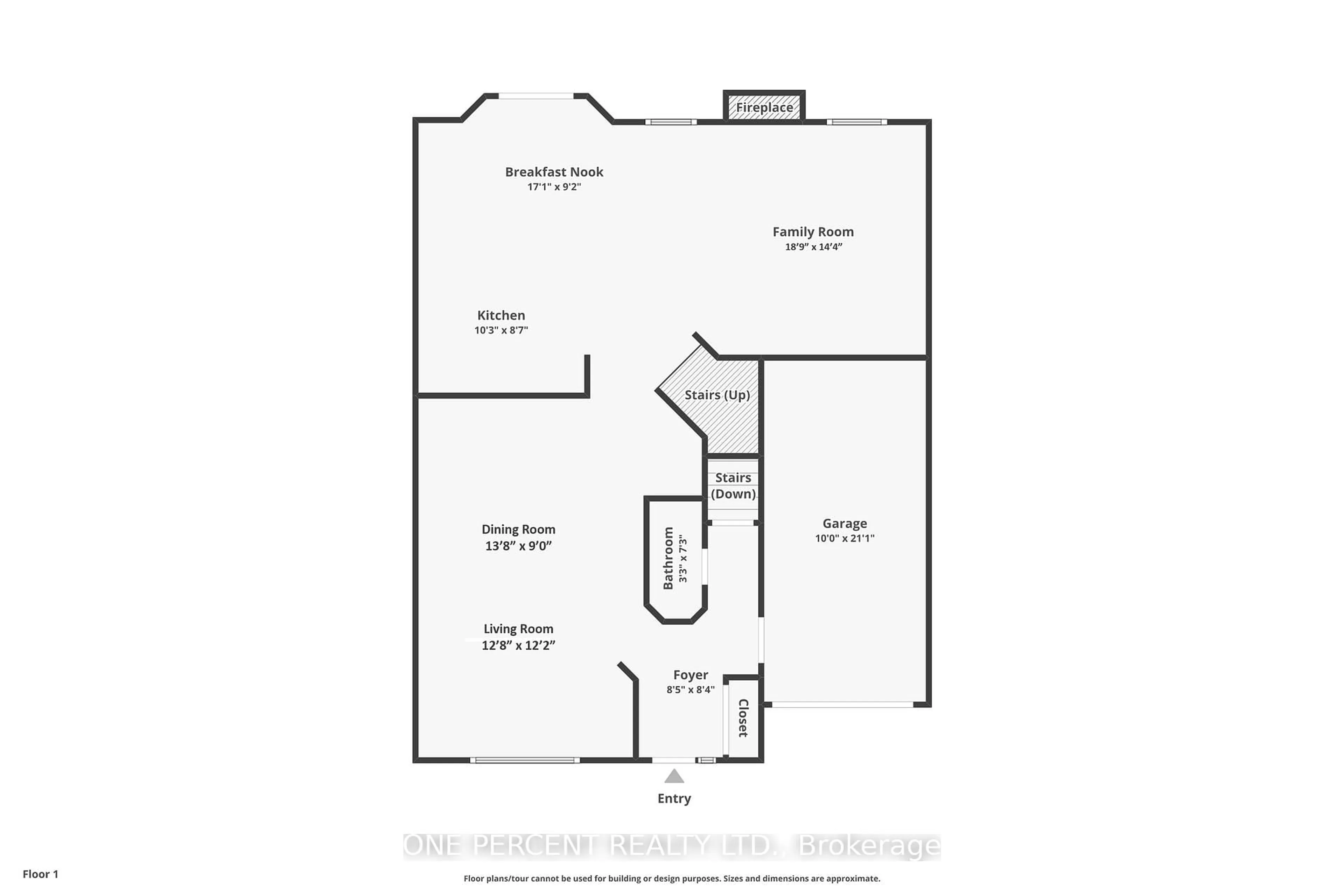 Floor plan for 3356 McCarthy Rd, Ottawa Ontario K1V 1Z6