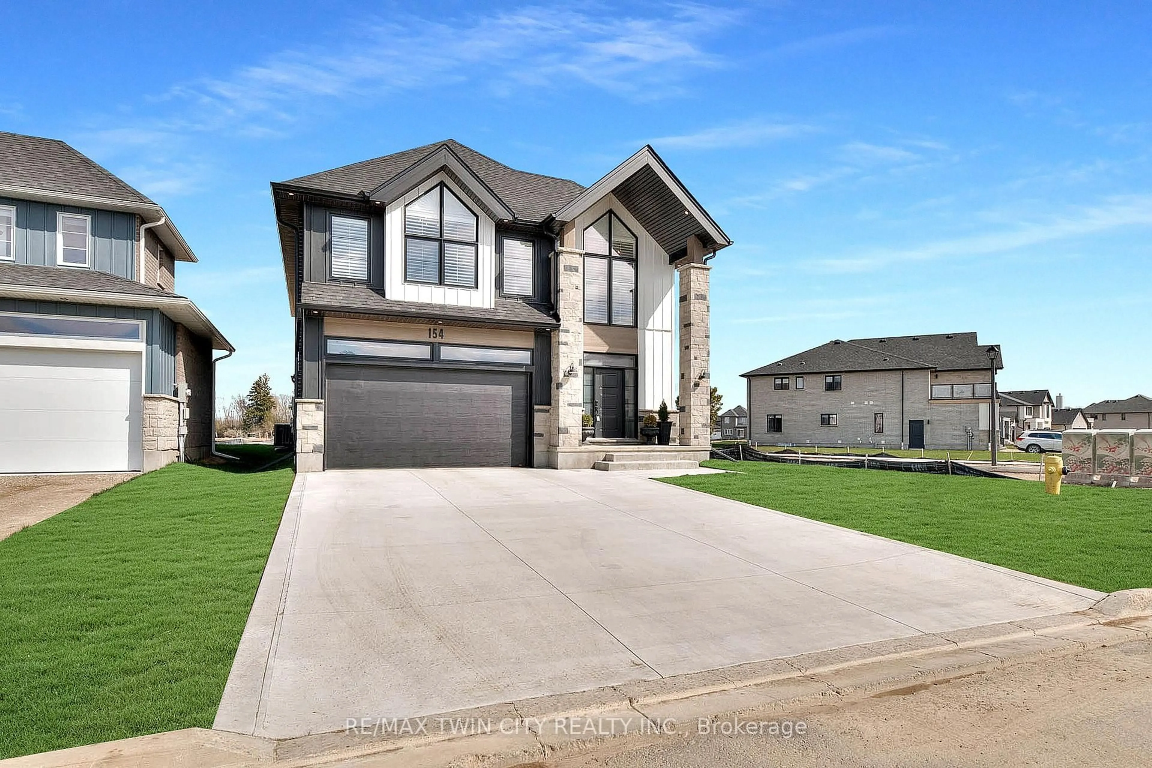 Home with brick exterior material, street for 154 Dempsey Dr, Stratford Ontario N5A 0R5