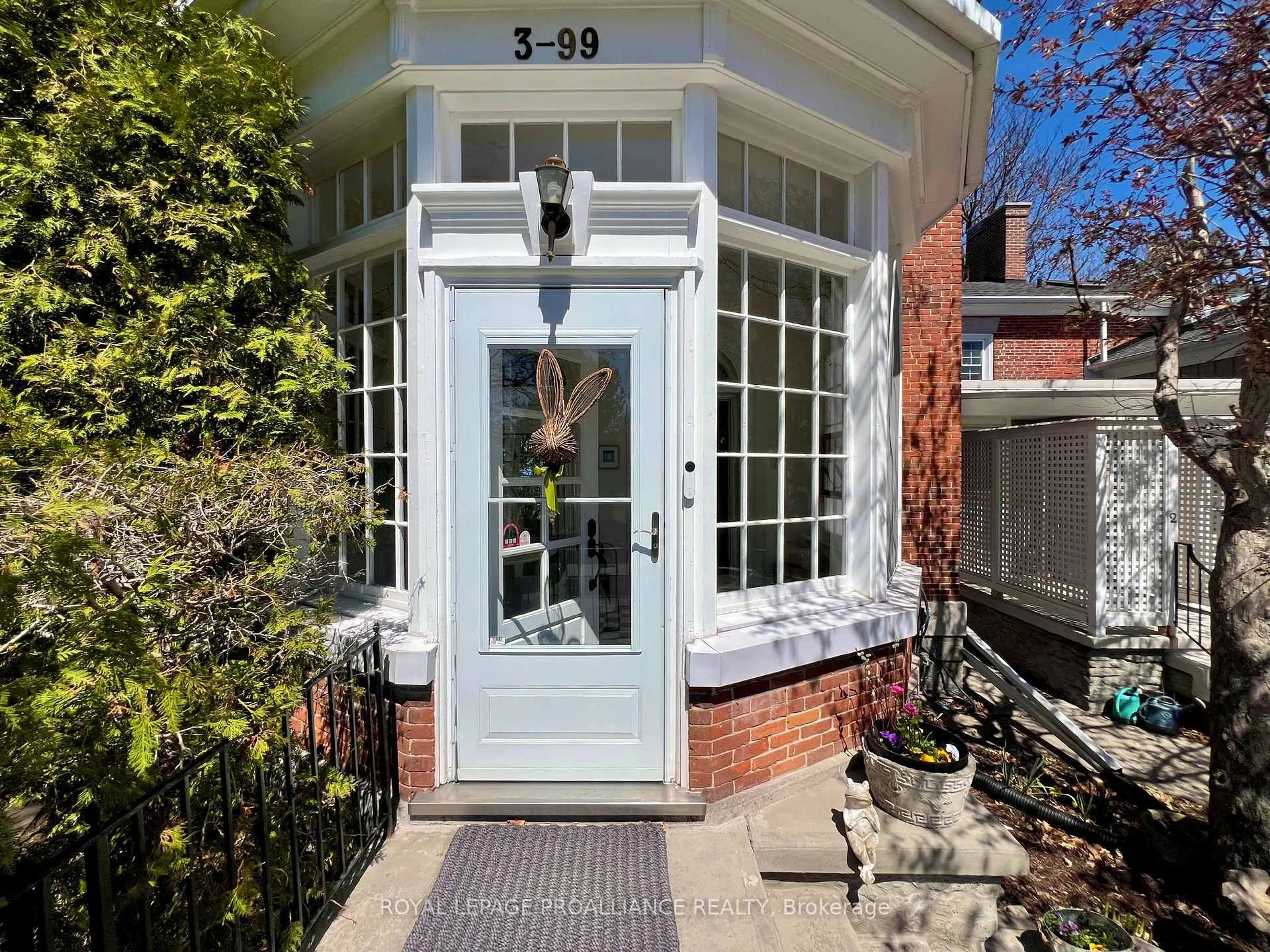 Home with brick exterior material, street for 99 Bridge St #3, Belleville Ontario K8N 1M2