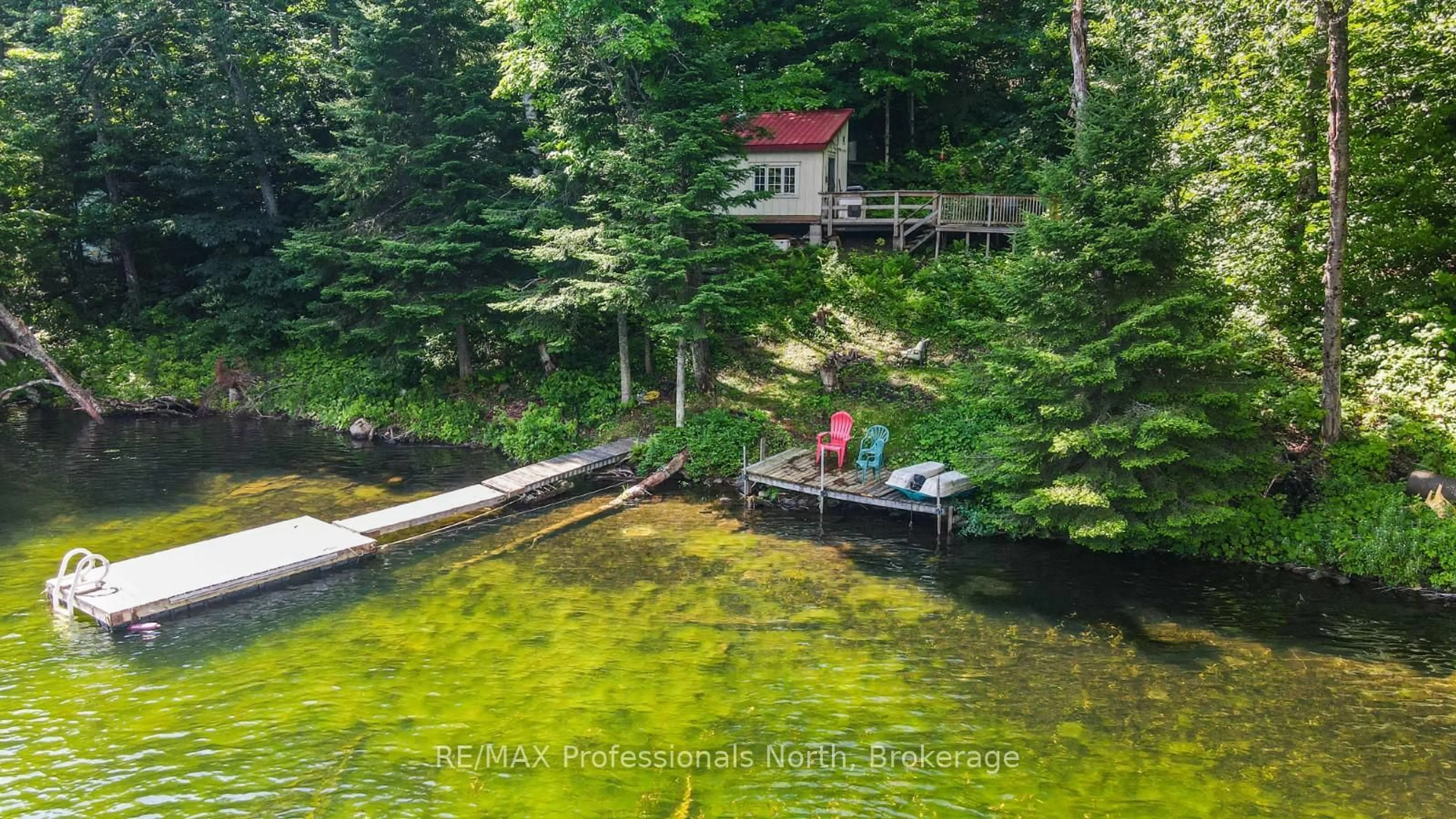 A pic from outside/outdoor area/front of a property/back of a property/a pic from drone, water/lake/river/ocean view for LOT 104 Precipice Rd, Dysart et al Ontario K0M 1S0