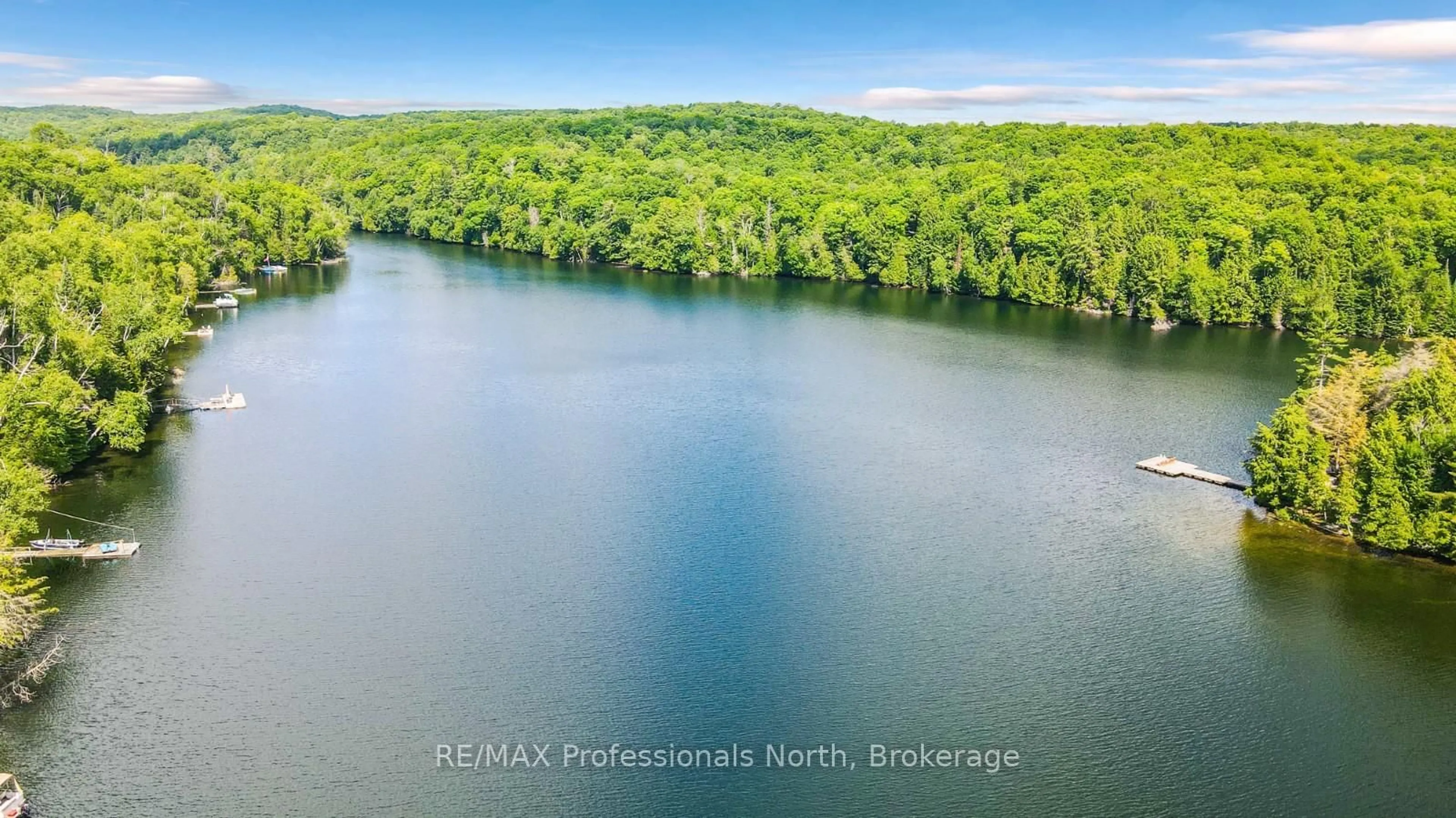 A pic from outside/outdoor area/front of a property/back of a property/a pic from drone, water/lake/river/ocean view for LOT 104 Precipice Rd, Dysart et al Ontario K0M 1S0