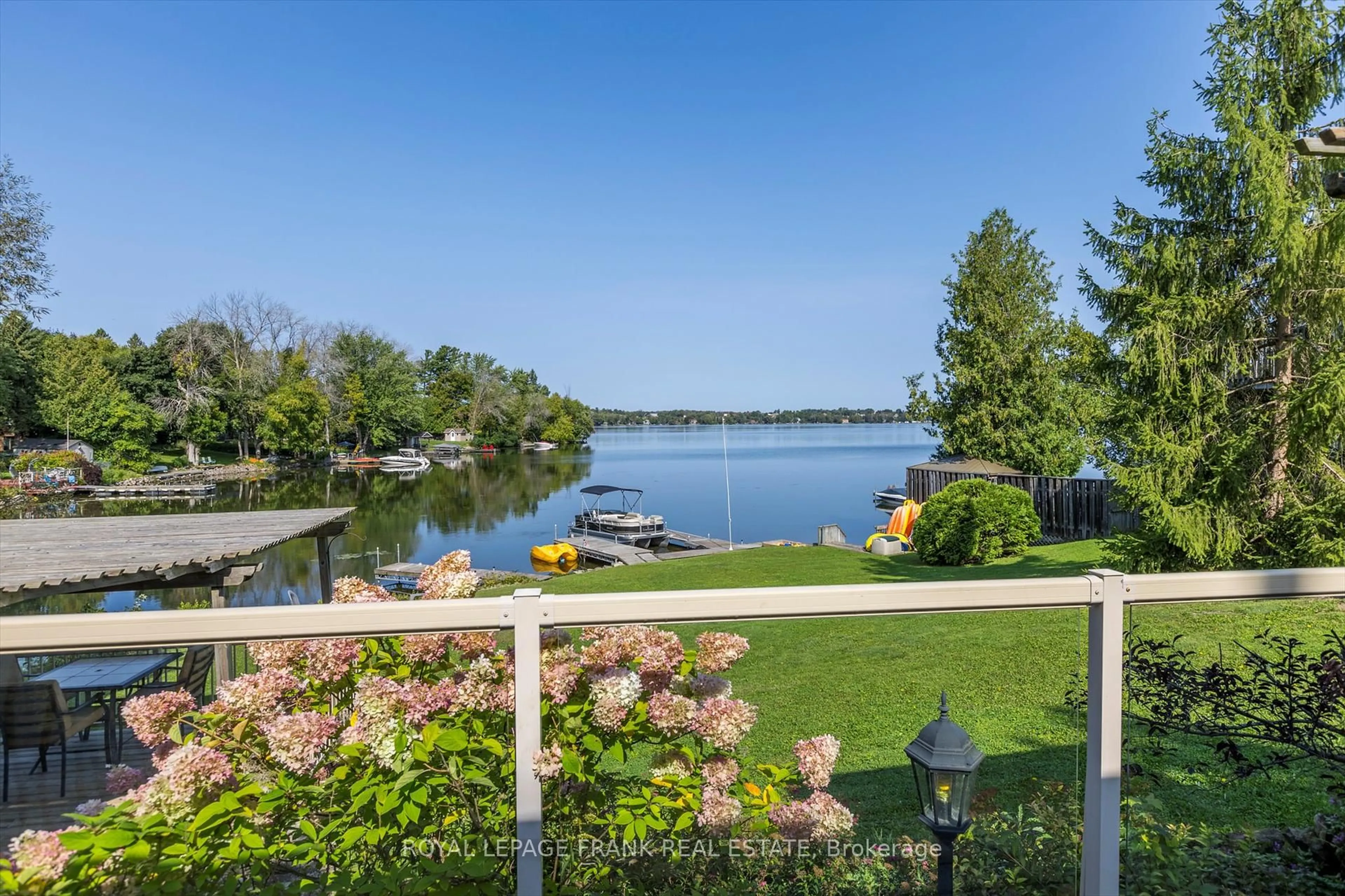 Patio, water/lake/river/ocean view for 490 McConnell Dr, Selwyn Ontario K9J 0C5