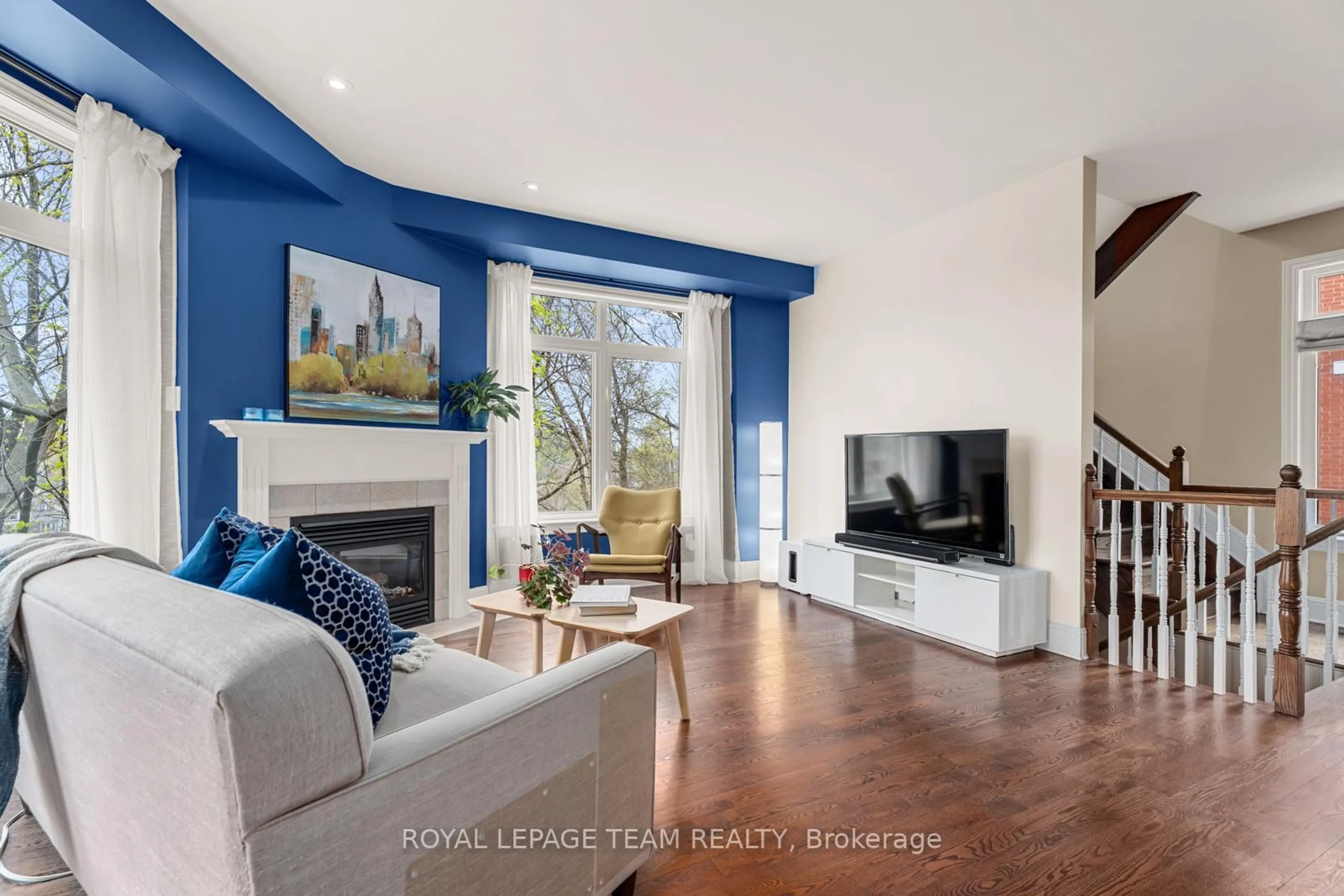Living room with furniture, unknown for 520 Queen Elizabeth Dr #27, Ottawa Ontario K1S 5T7