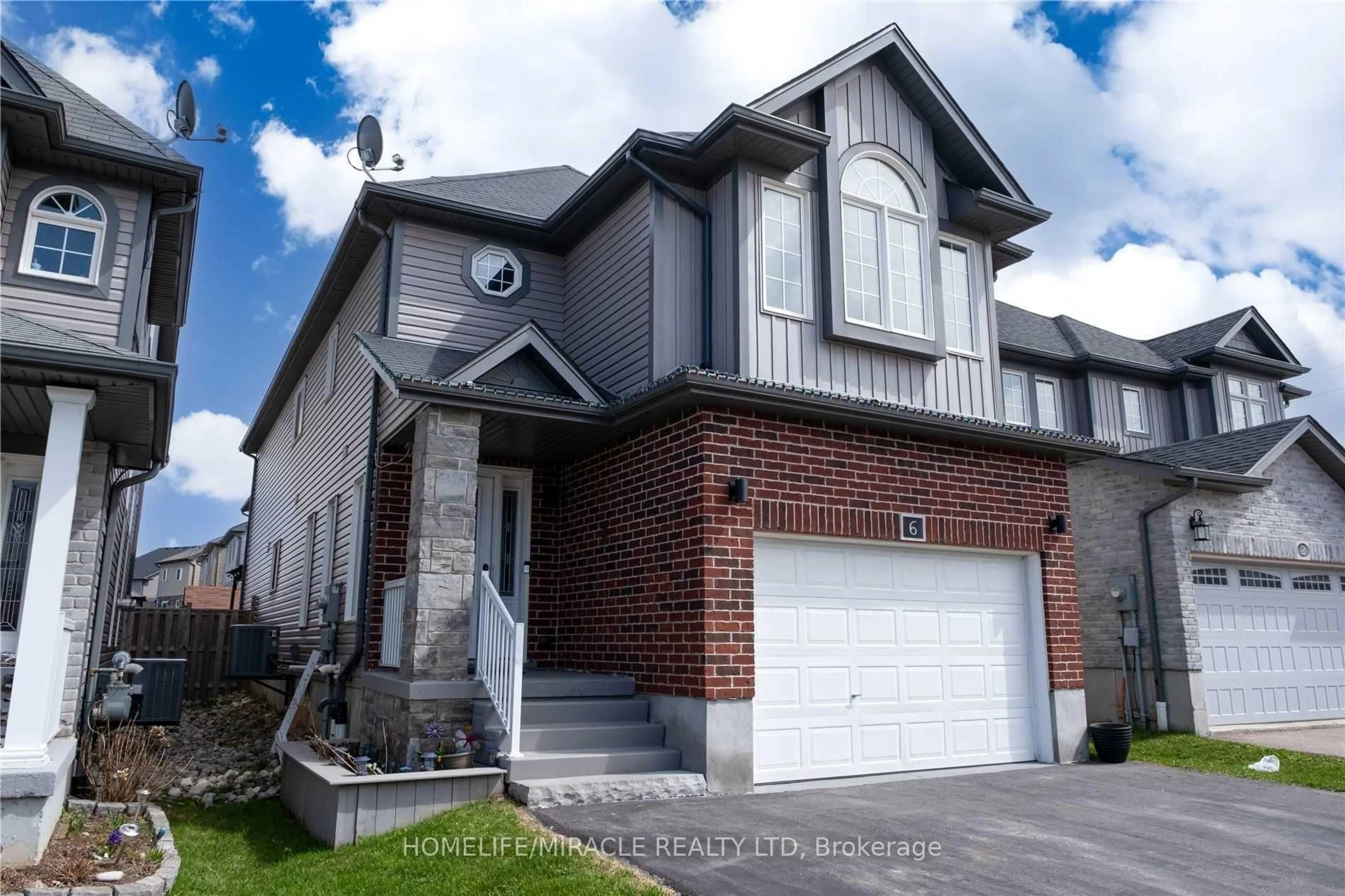 Home with brick exterior material, street for 6 Pompeii St, Kitchener Ontario N2R 0A8