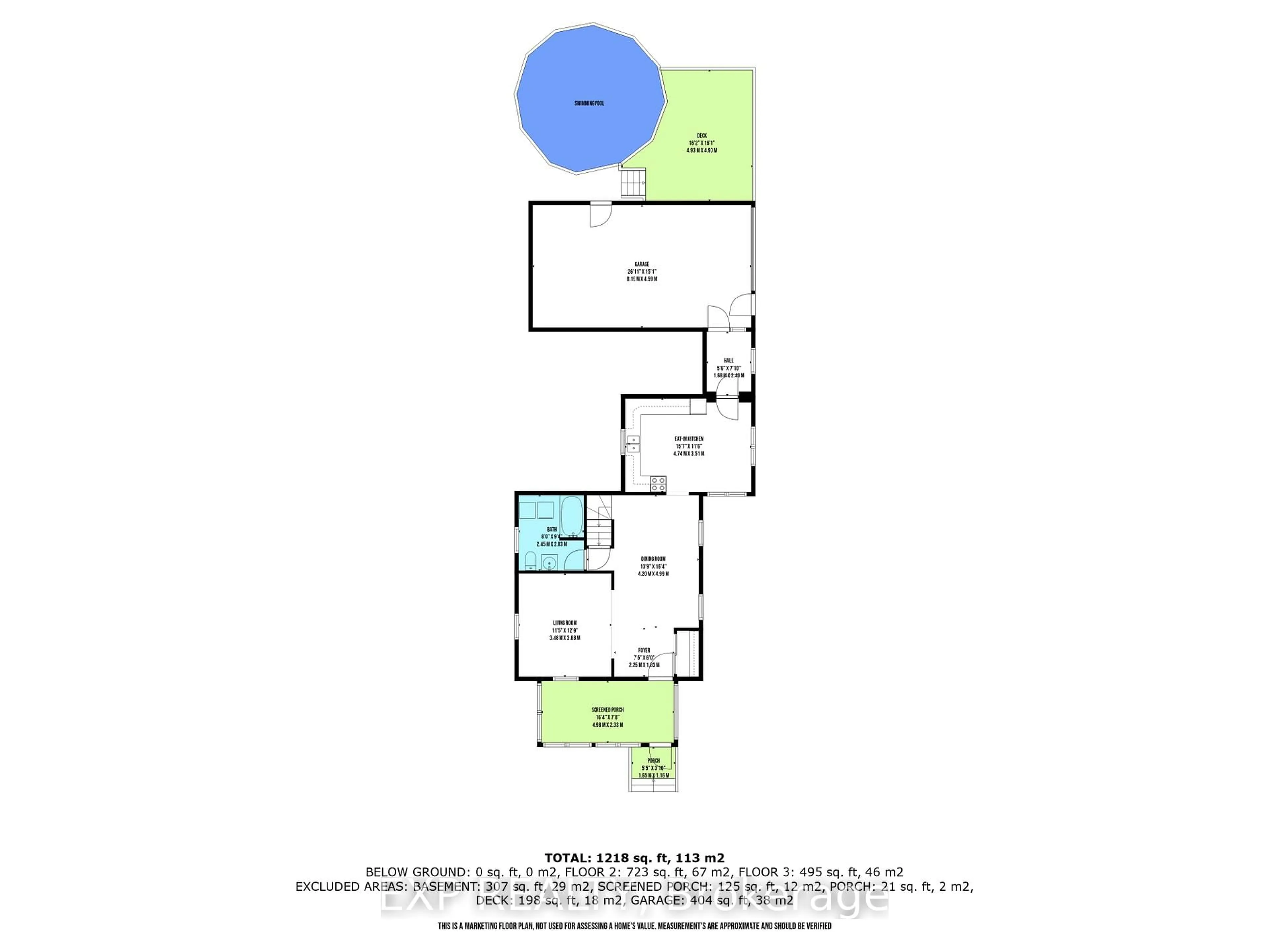 Floor plan for 9 Victoria St, Kawartha Lakes Ontario K0L 2W0