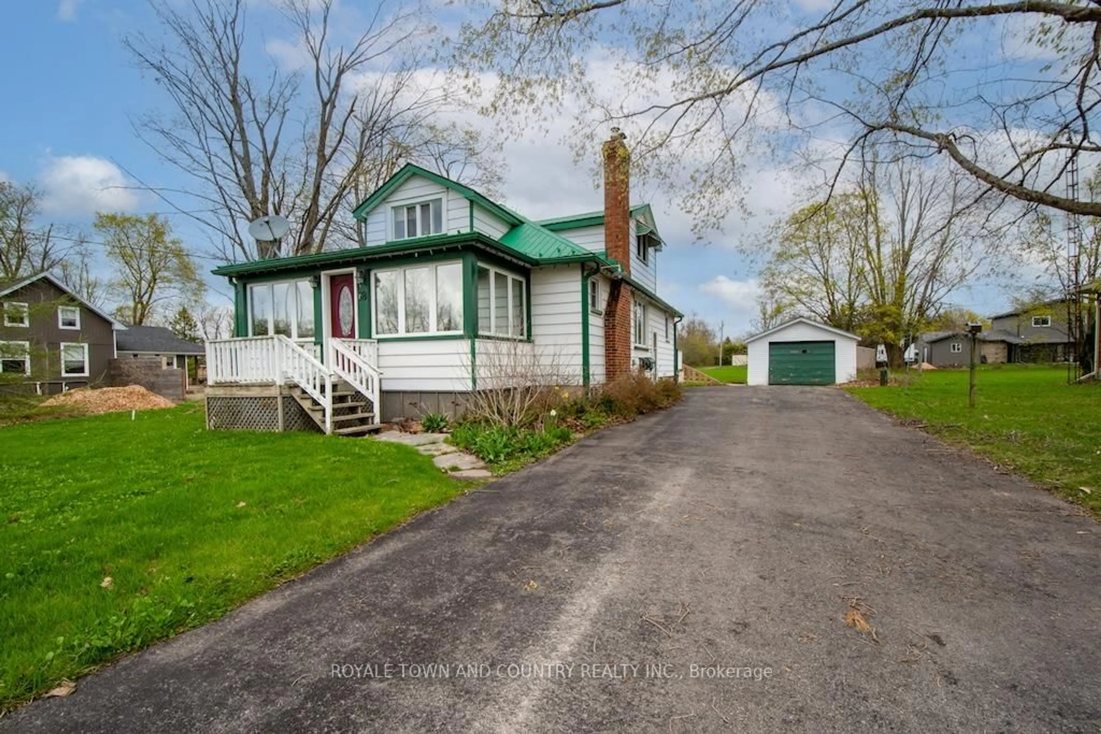 A pic from outside/outdoor area/front of a property/back of a property/a pic from drone, street for 16895 Simcoe St, Kawartha Lakes Ontario K0M 2J0