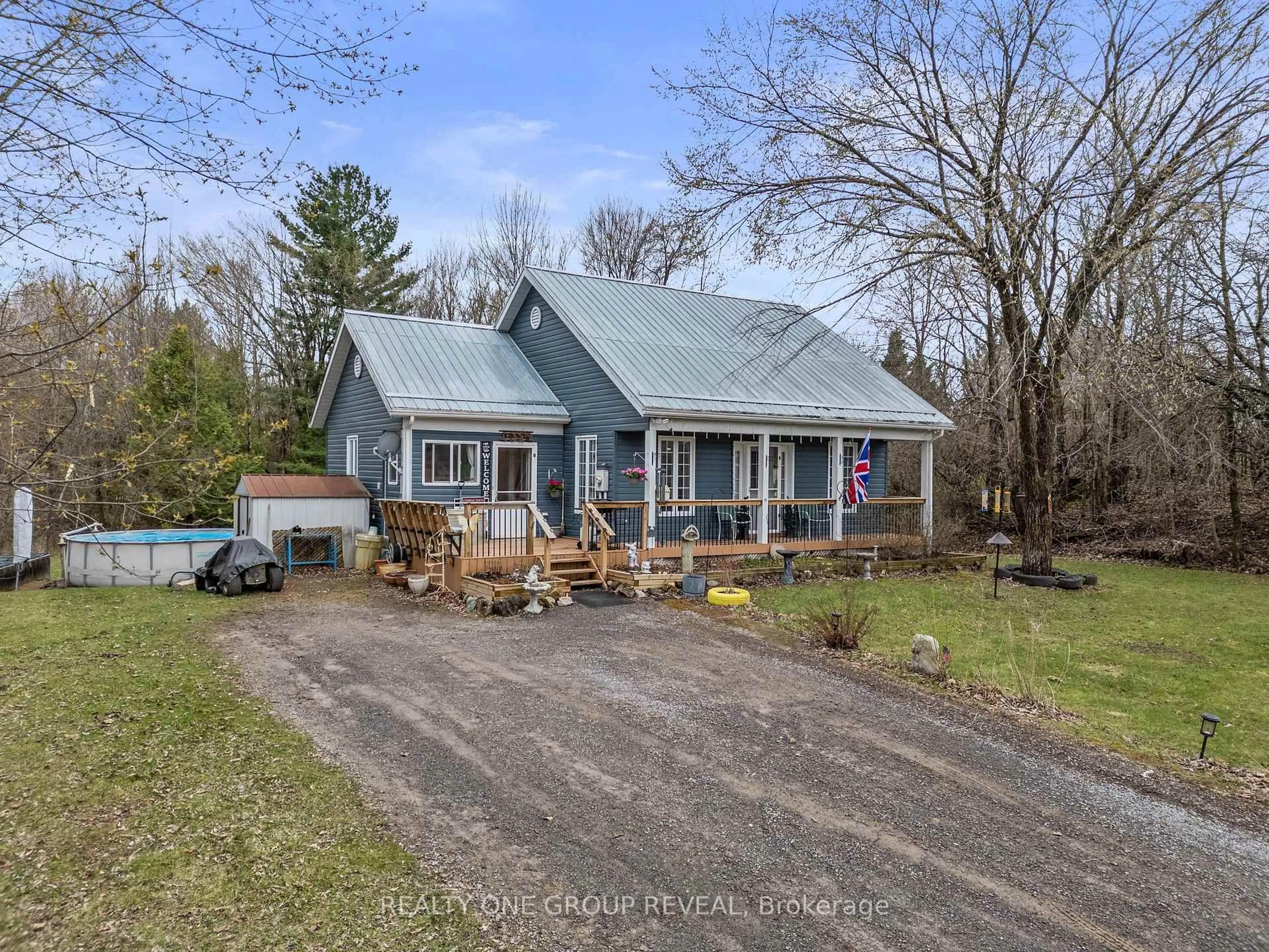 A pic from outside/outdoor area/front of a property/back of a property/a pic from drone, unknown for 364 Tannery Rd, Madoc Ontario K0K 2K0