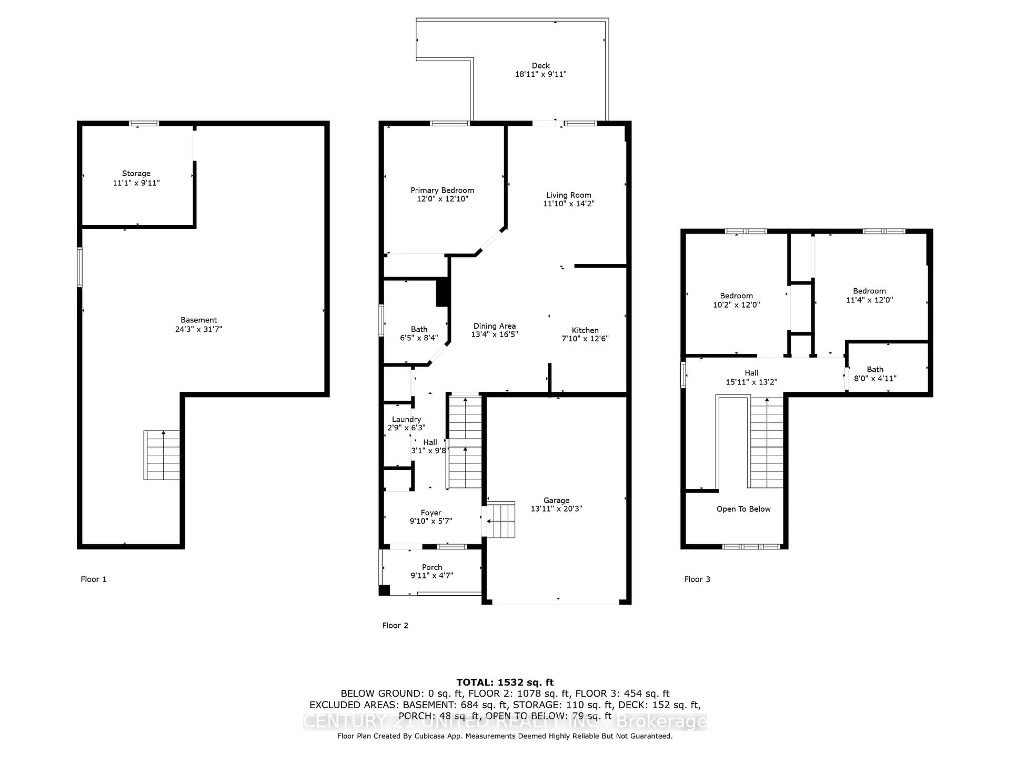 Floor plan for 1301 Eagle Cres, Peterborough West Ontario K9K 2K7