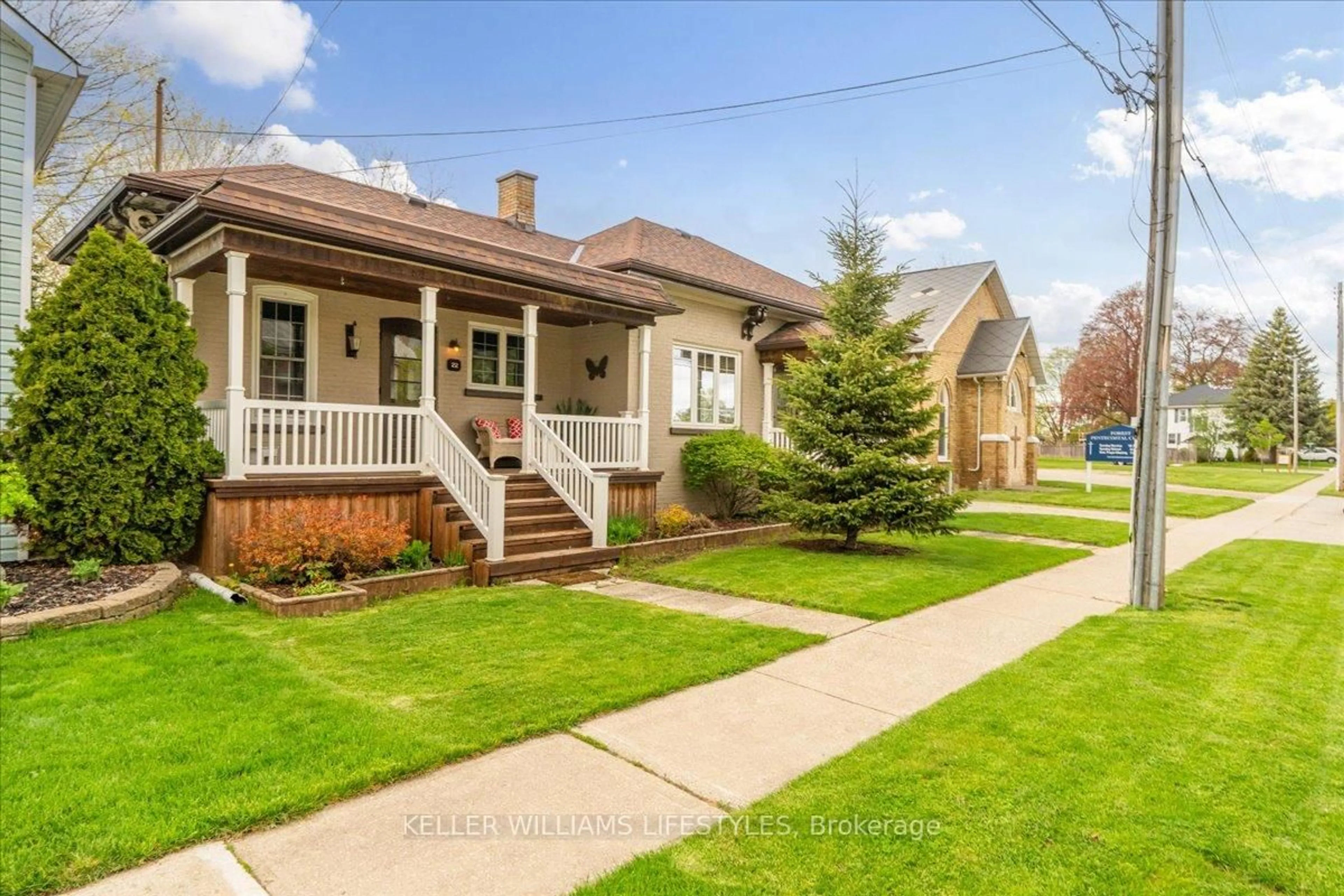 Home with brick exterior material, street for 22 PRINCE St, Lambton Shores Ontario N0N 1J0
