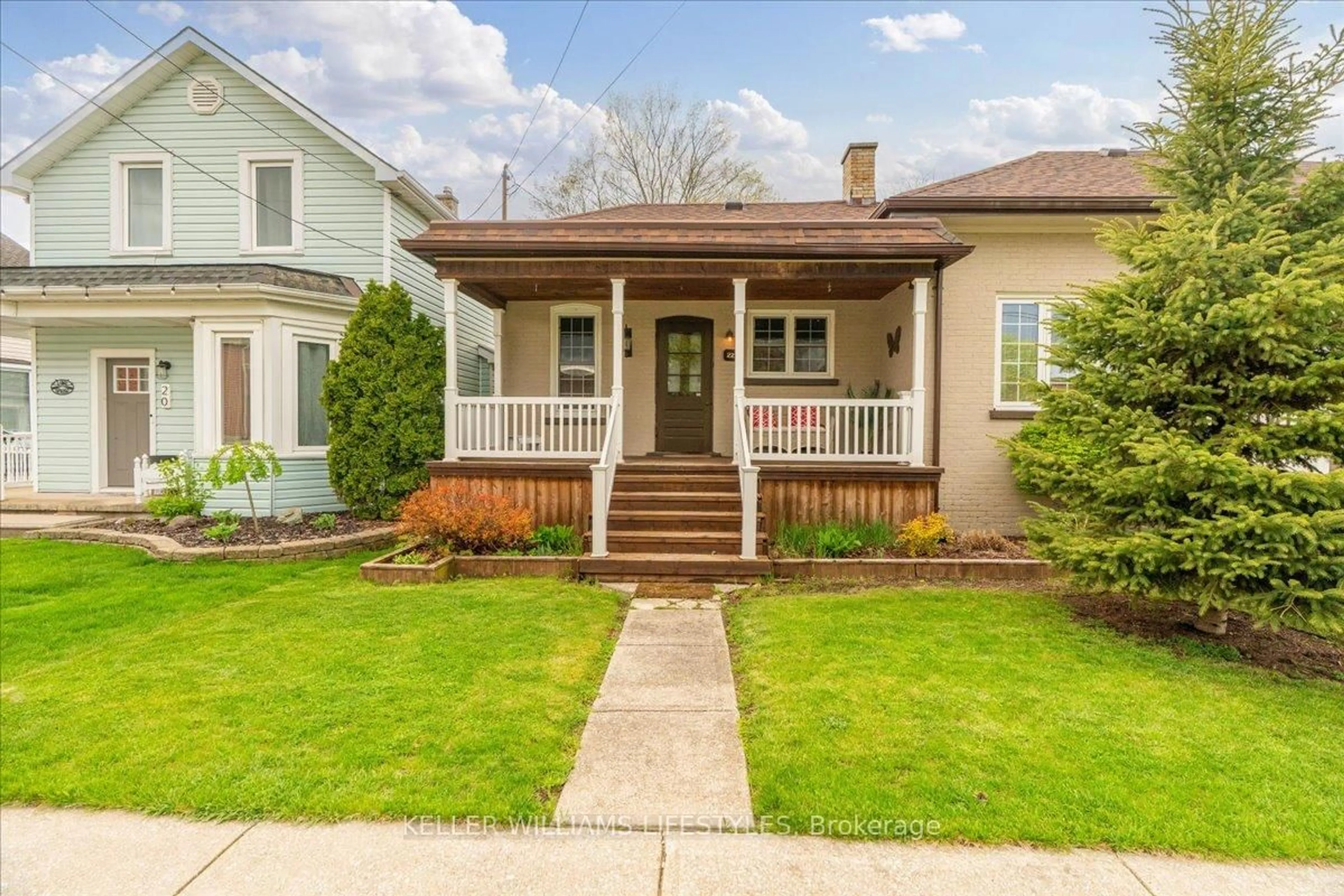 Home with brick exterior material, street for 22 PRINCE St, Lambton Shores Ontario N0N 1J0
