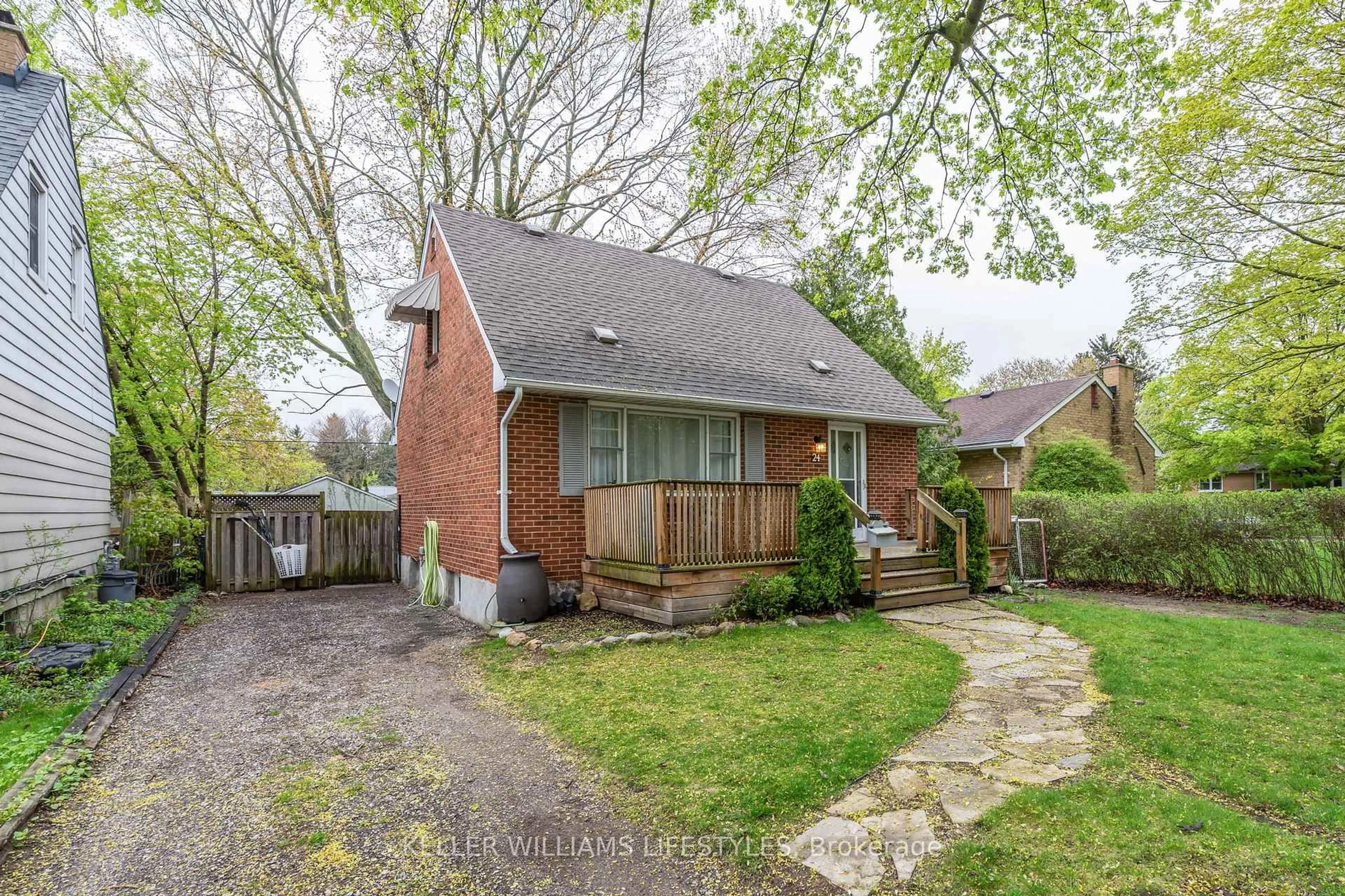Home with brick exterior material, street for 24 Cornish St, London East Ontario N5W 4M3
