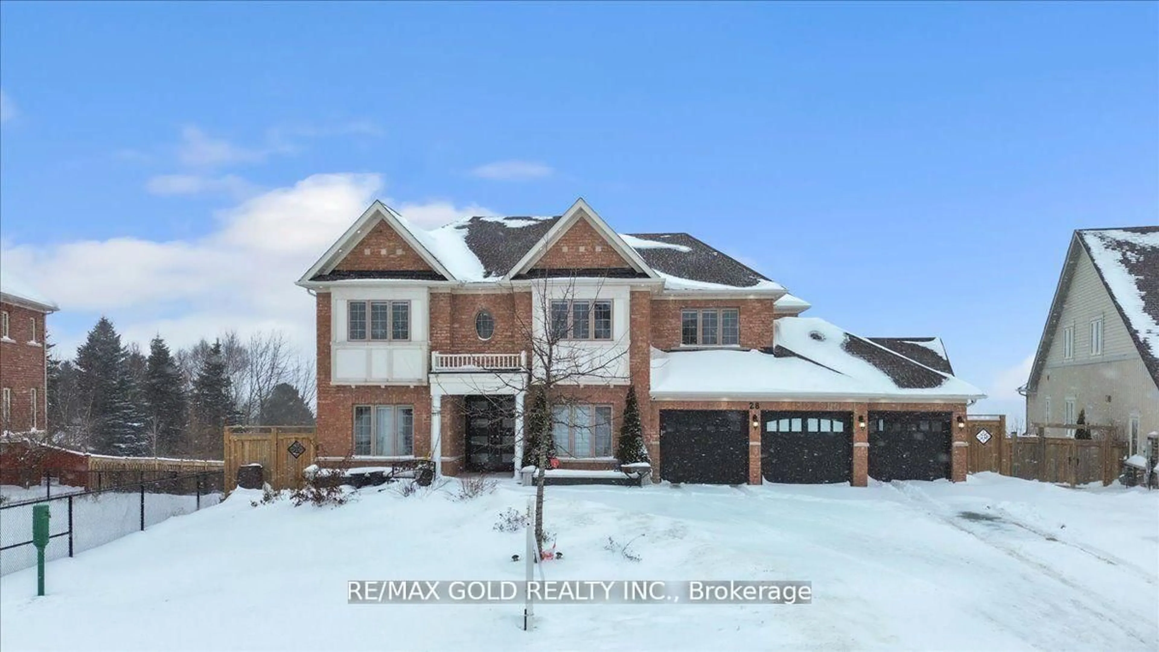 Home with brick exterior material, street for 28 Meek Ave, Mono Ontario L0W 2Z2