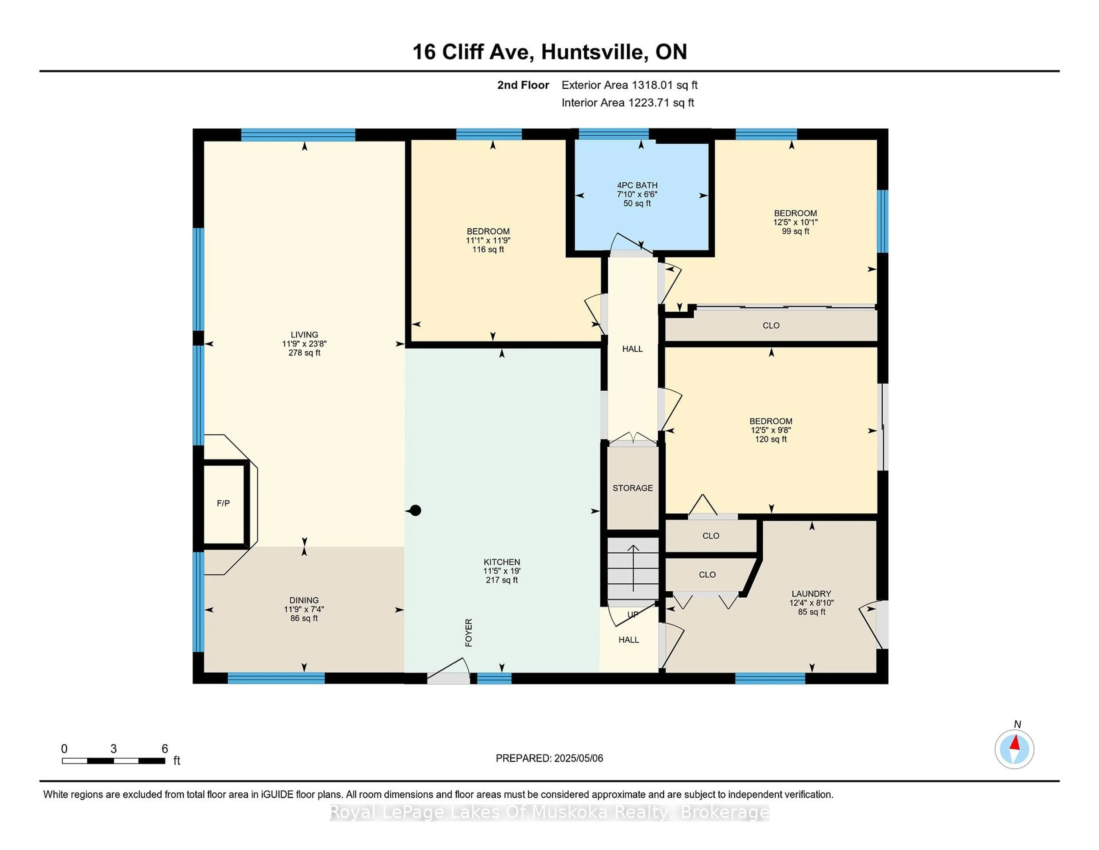 Floor plan for 16 Cliff Ave, Huntsville Ontario P1H 1G4