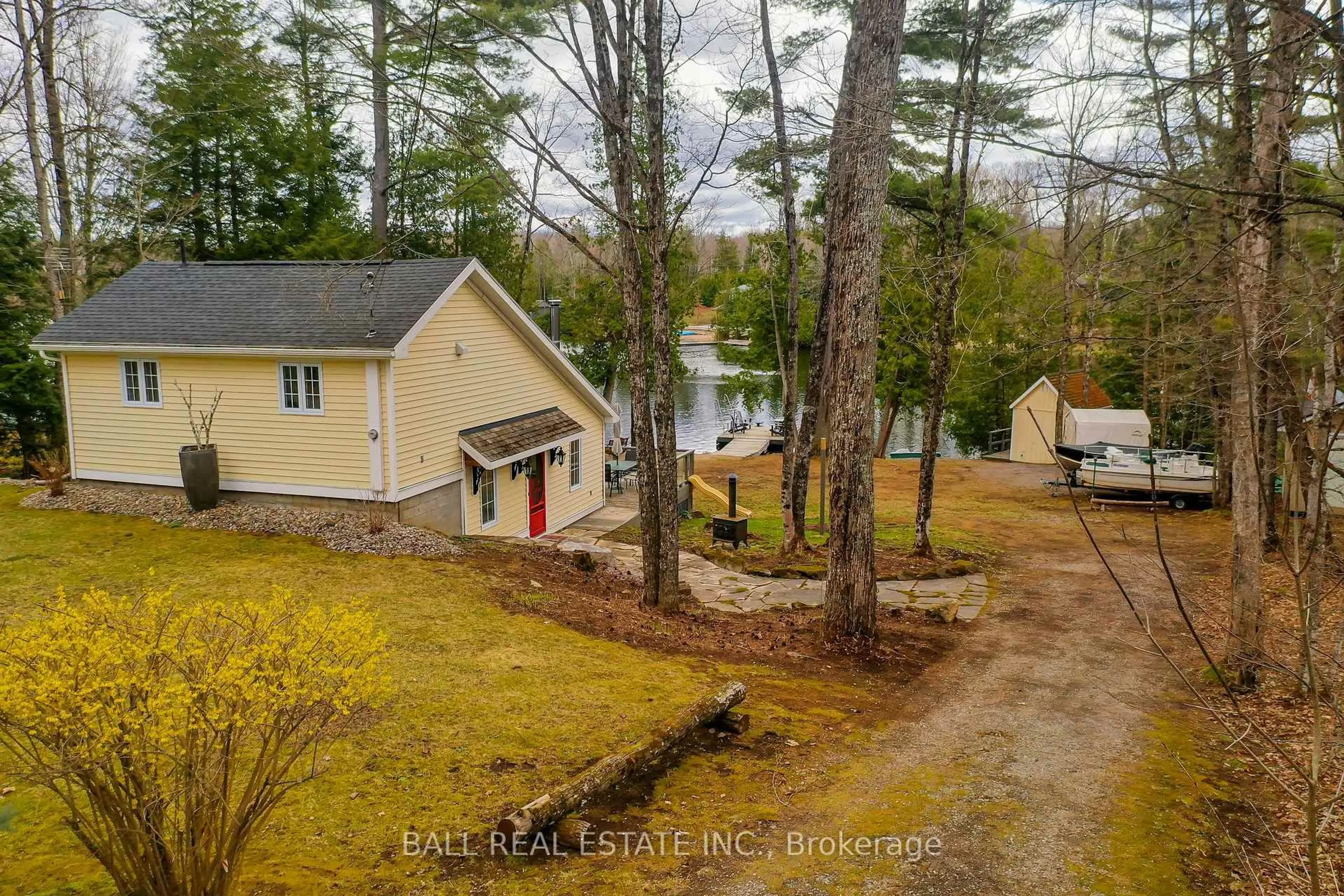 A pic from outside/outdoor area/front of a property/back of a property/a pic from drone, street for 2 Fire Route 294C N/A, Trent Lakes Ontario K0M 1R0